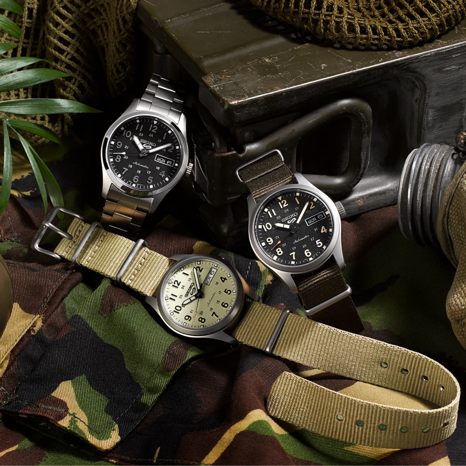 Relógio Seiko 5 Sports SRPJ83 Midfield 36.4 mm Automático