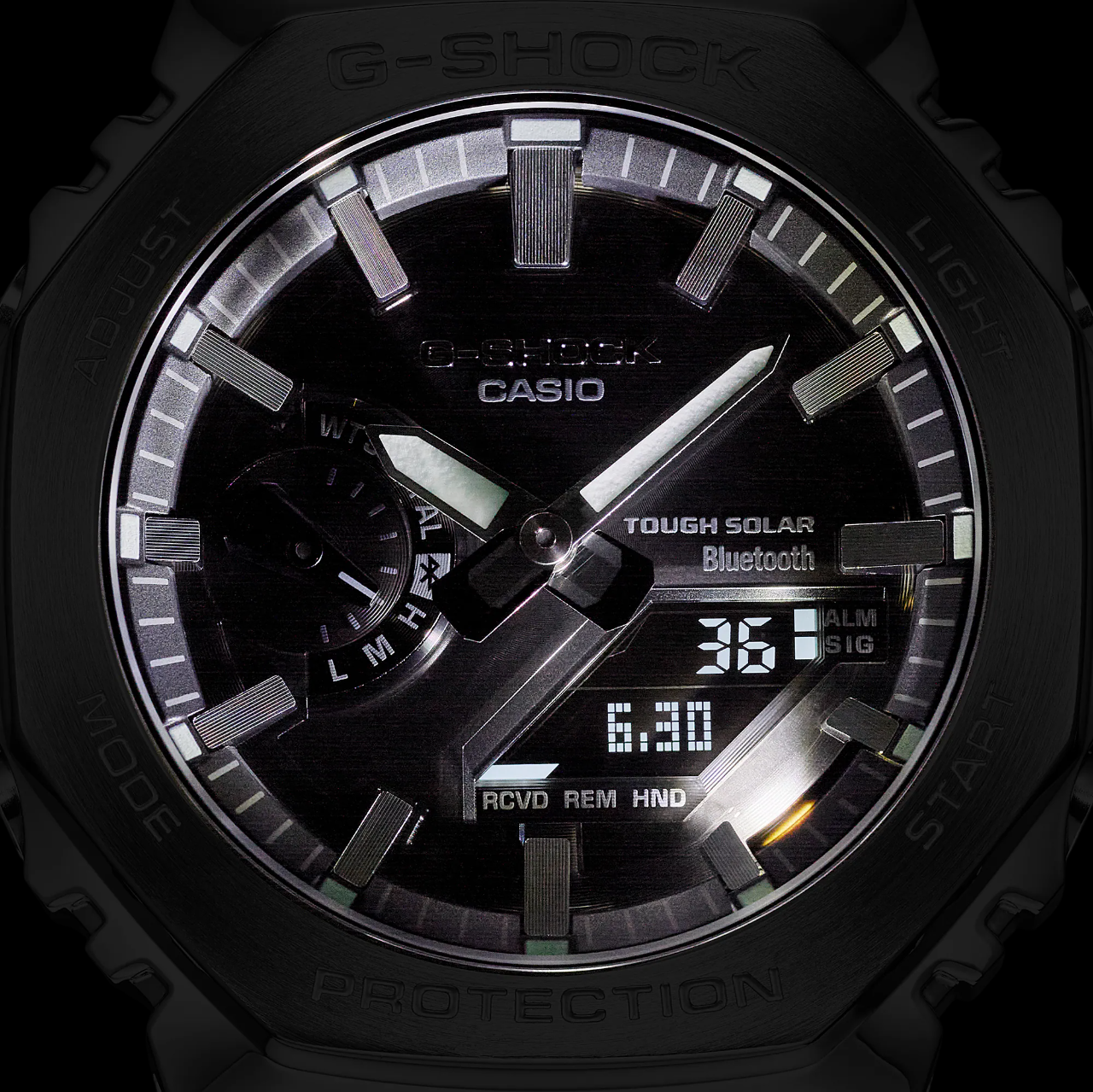 G-Shock GM-B2100SD-1ADR Metal Full Steel Preto Bluetooth