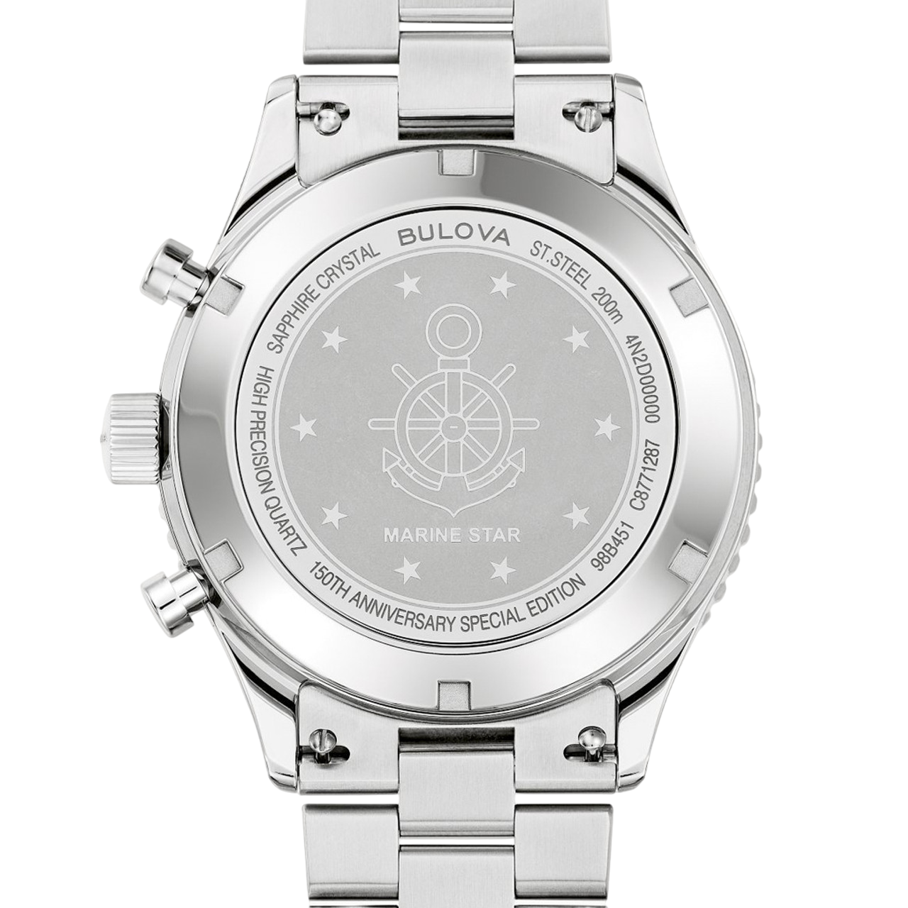 Relógio Bulova Marine Star Heritage Ed Espec 150th Anniversary 98B451 ...