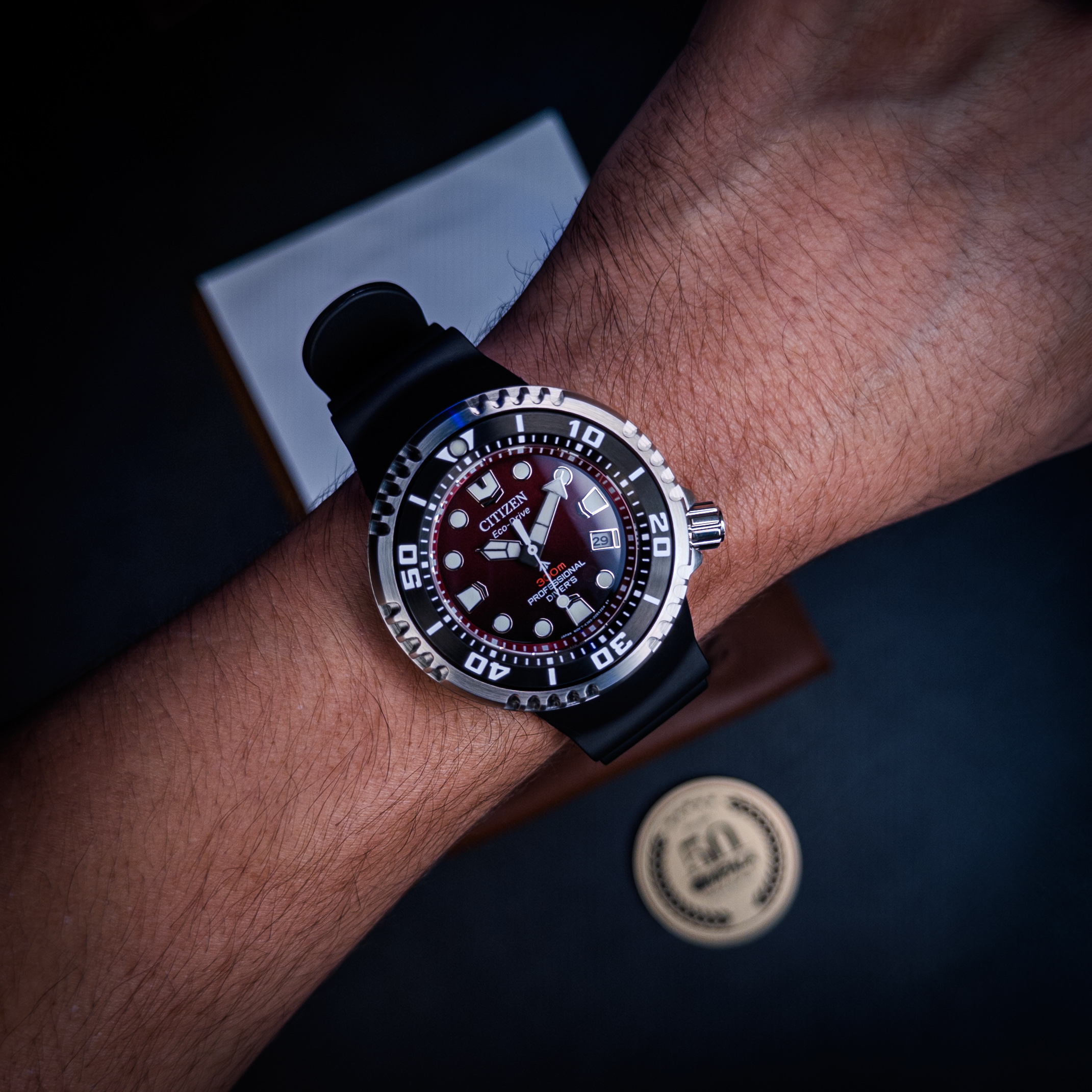 J Citizen PROMASTER Diver BN1024-01Z Eco-Drive 300m com Válvula de
