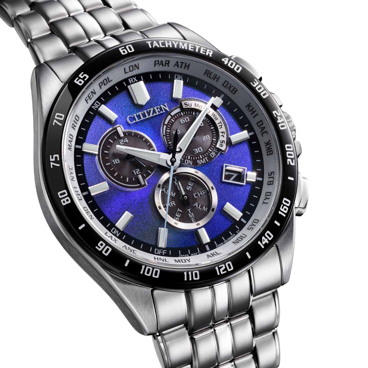 Citizen CB5874-81LN Unite with BLUE Eco-Drive Rádio Controlado