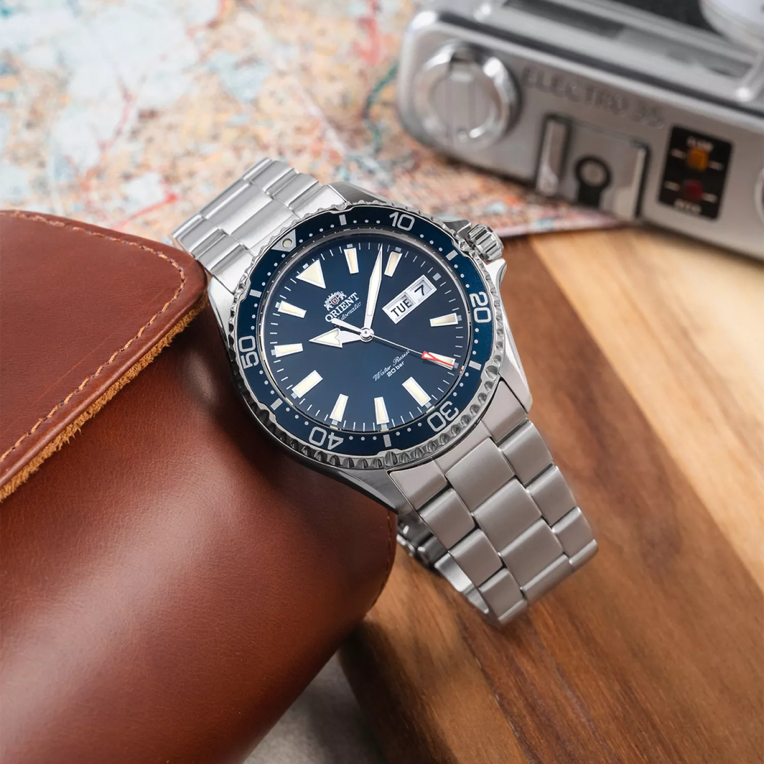 Orient Kamasu RA-AA0002L39B Azul Automático - Relojoaria Impala