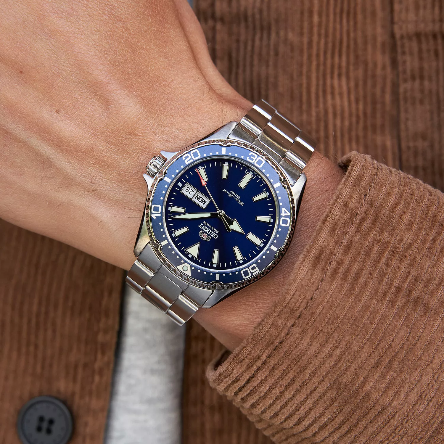 Orient Kamasu RA-AA0002L39B Azul Automático - Relojoaria Impala