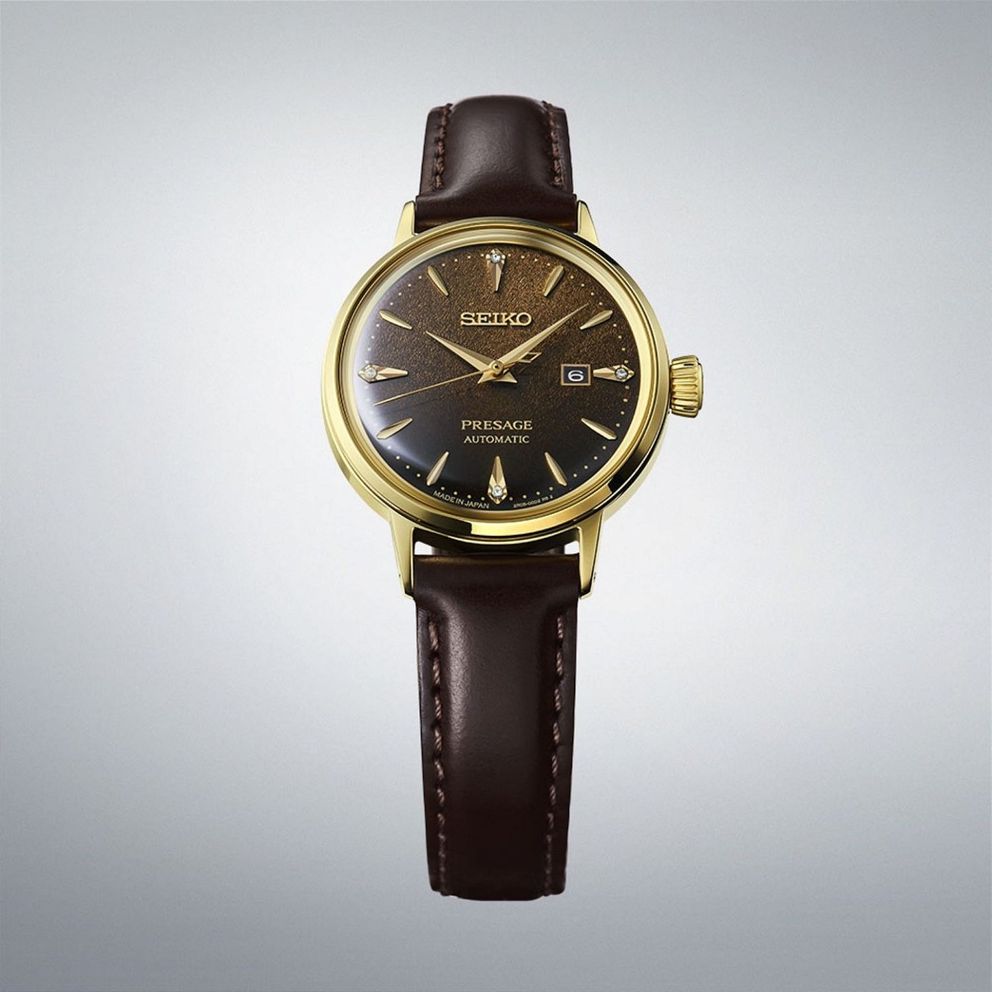 Seiko Presage Cocktail Time feminino SRE020 – Automático 30,3mm