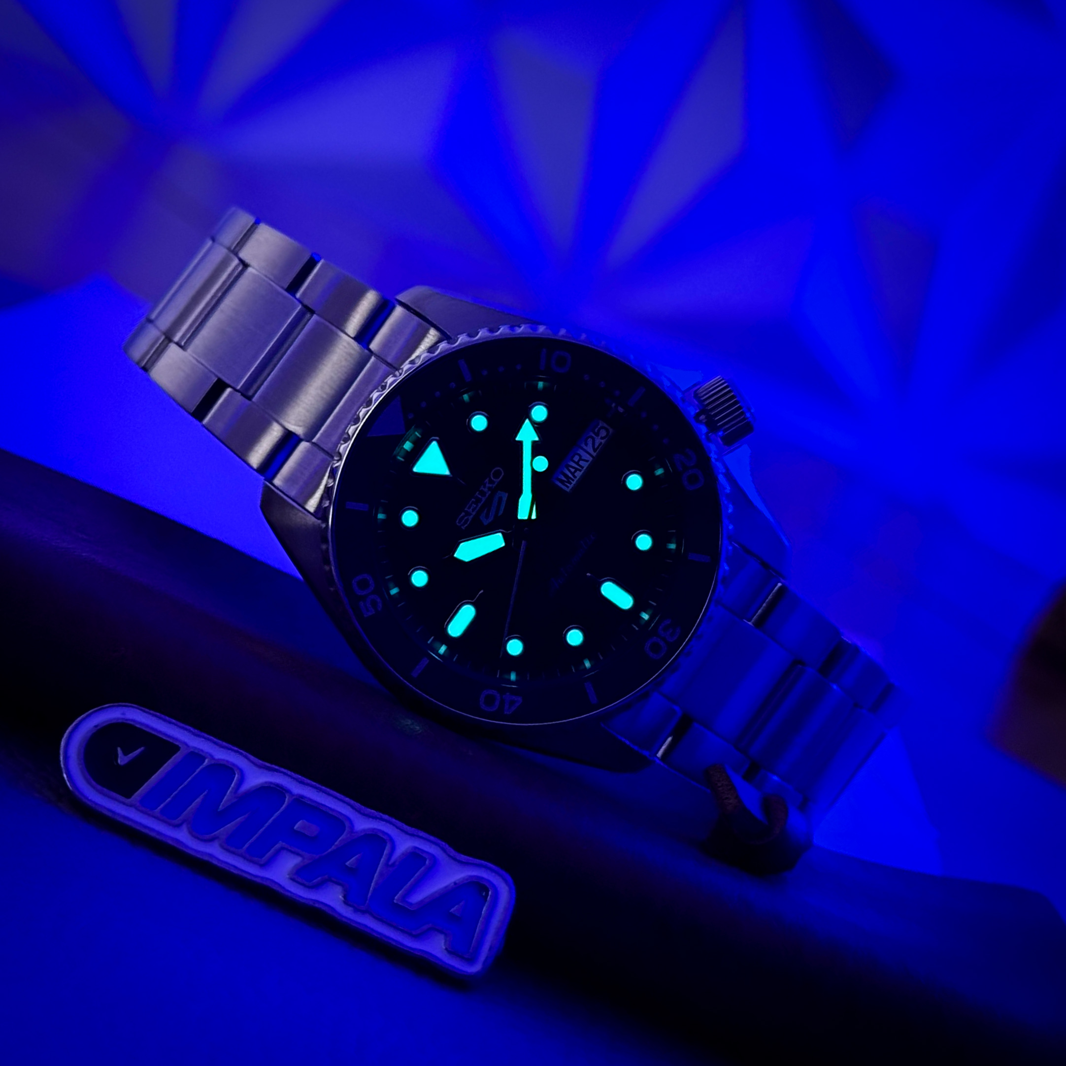 Seiko 5 Sports SRPL79 Street Stonewash – Automático 38mm