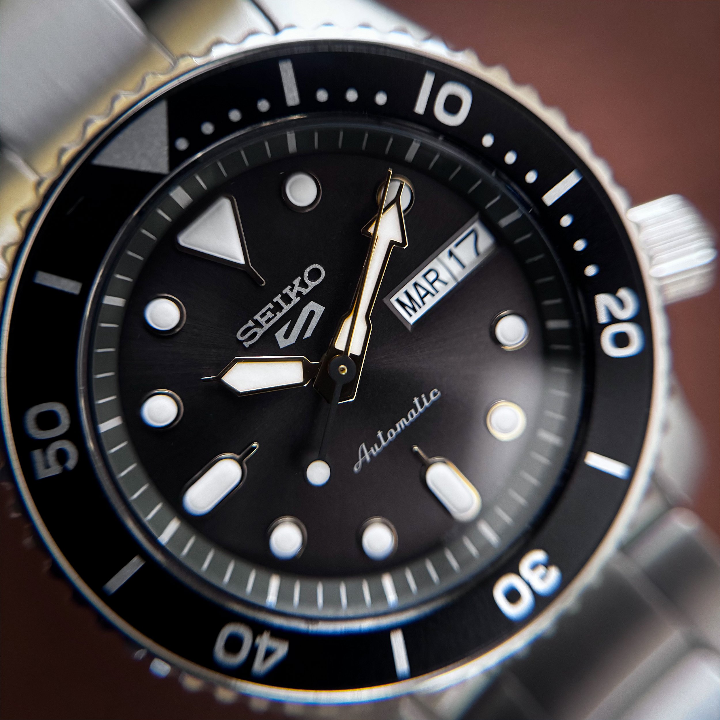 Seiko 5 Sports SRPL79 Street Stonewash – Automático 38mm