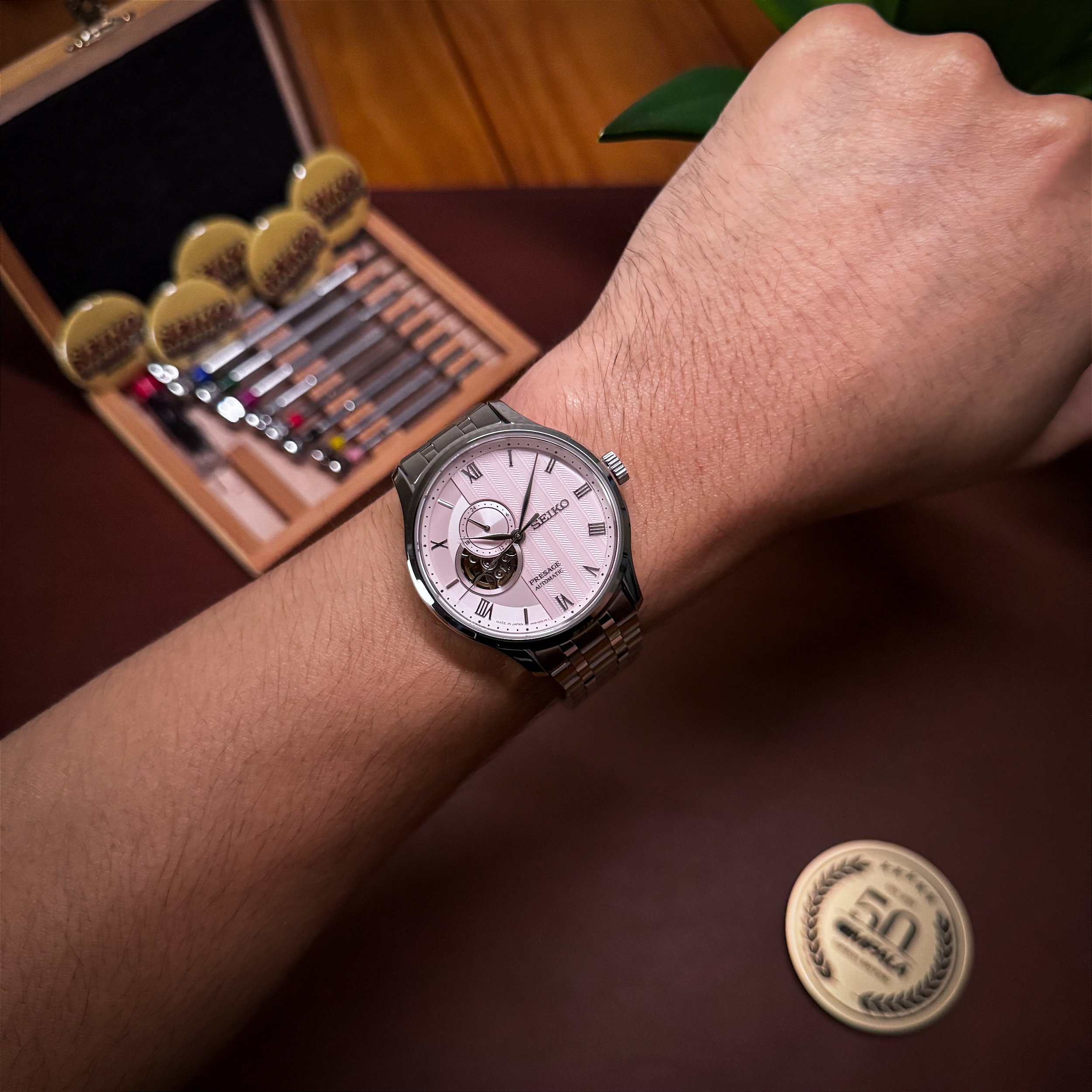 Seiko Presage Zen Garden SSA465 – Automático Open-Heart 41,8mm