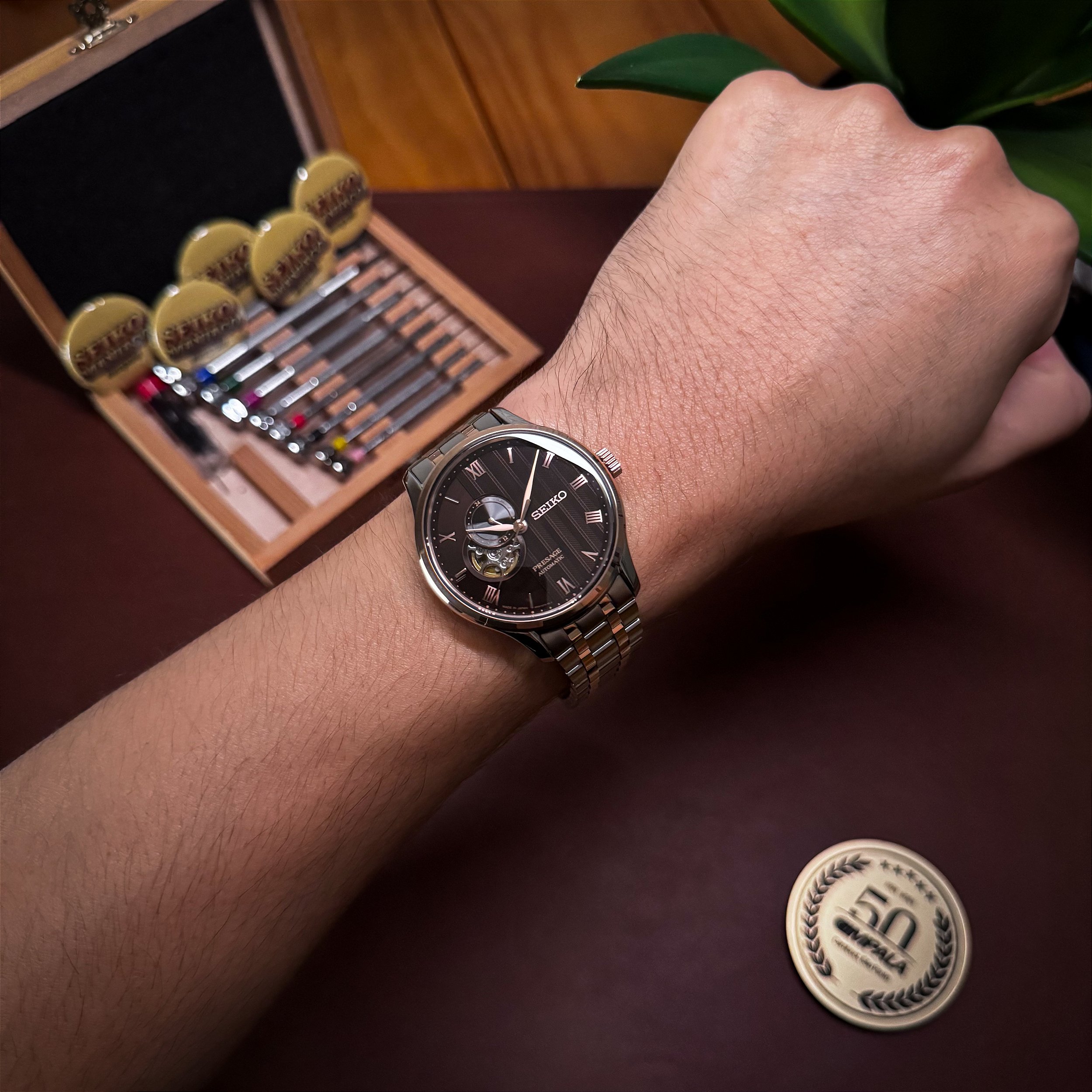 Seiko Presage Zen Garden SSA466 – Automático Open-Heart 41,8mm