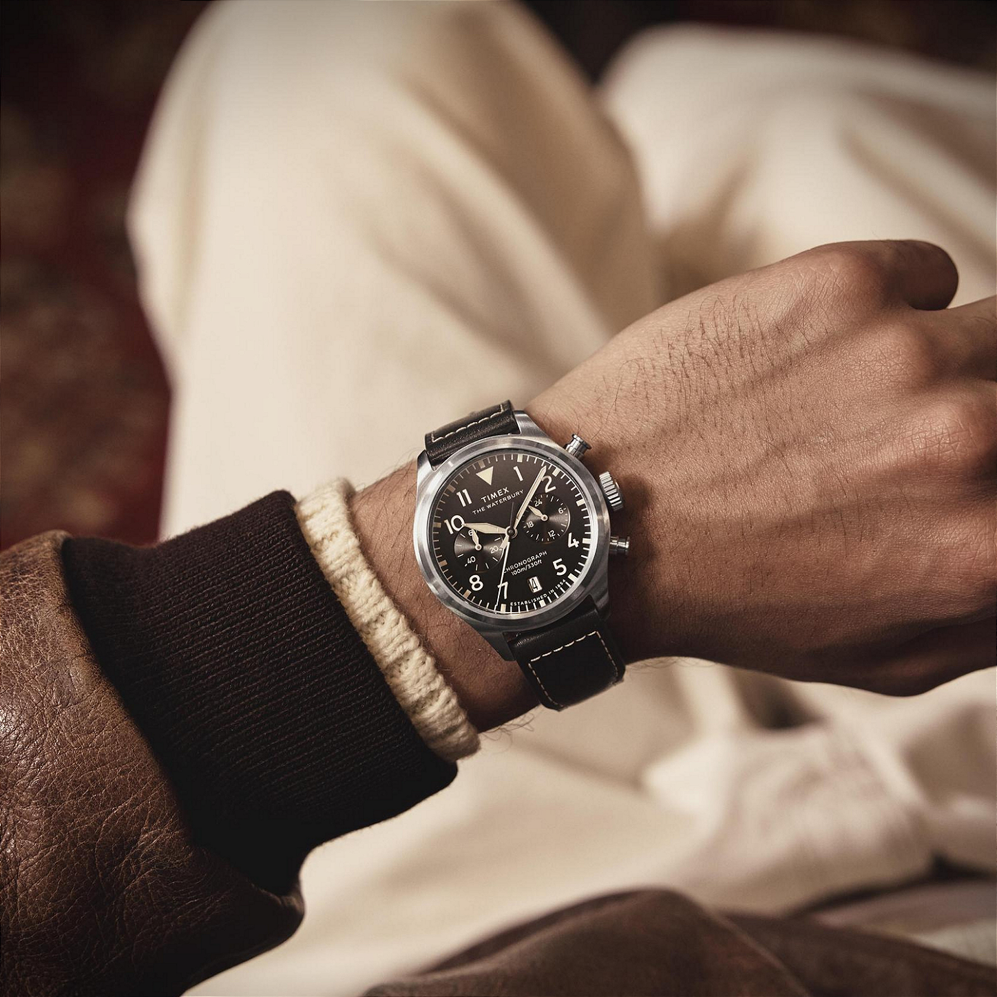 Timex Waterbury Ace Cronograph TW2Y19000 – Elegância Clássica e