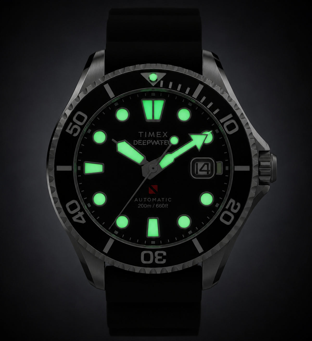 Timex Deepwater Meridian 200 TW2Y40000 – Automático 44mm Safira