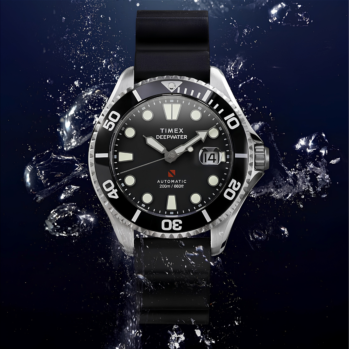 Timex Deepwater Meridian 200 TW2Y40000 – Automático 44mm Safira