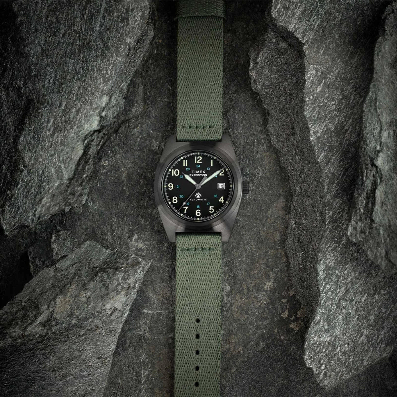 K*i様 TIMEX 迷彩 Timex Expedition Capstone Automático TW2Y39800 Resistência e