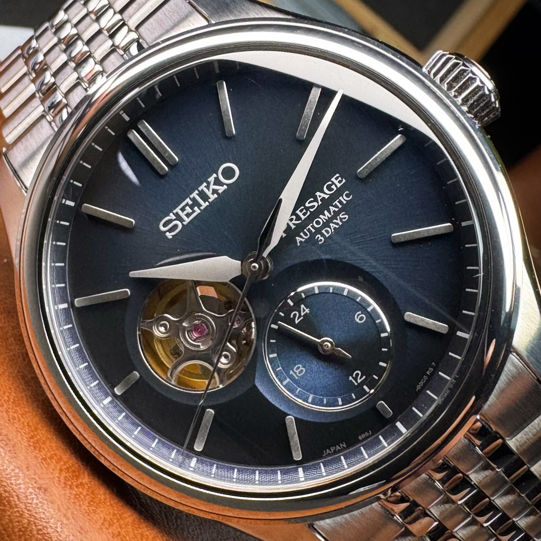 Seiko Presage Classic SPB527J1 – Automático 6R5J 40,2mm Safira Seiko Presage Classic SPB527J1 – Automático 6R5J 40,2mm Safira