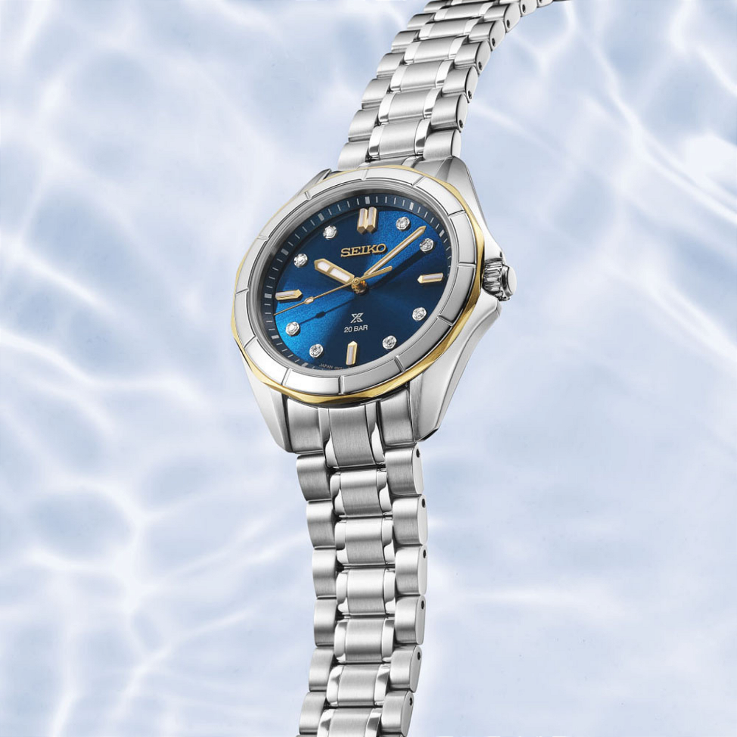Relógio Seiko Prospex Feminino Marine Sports Diamond SUR620