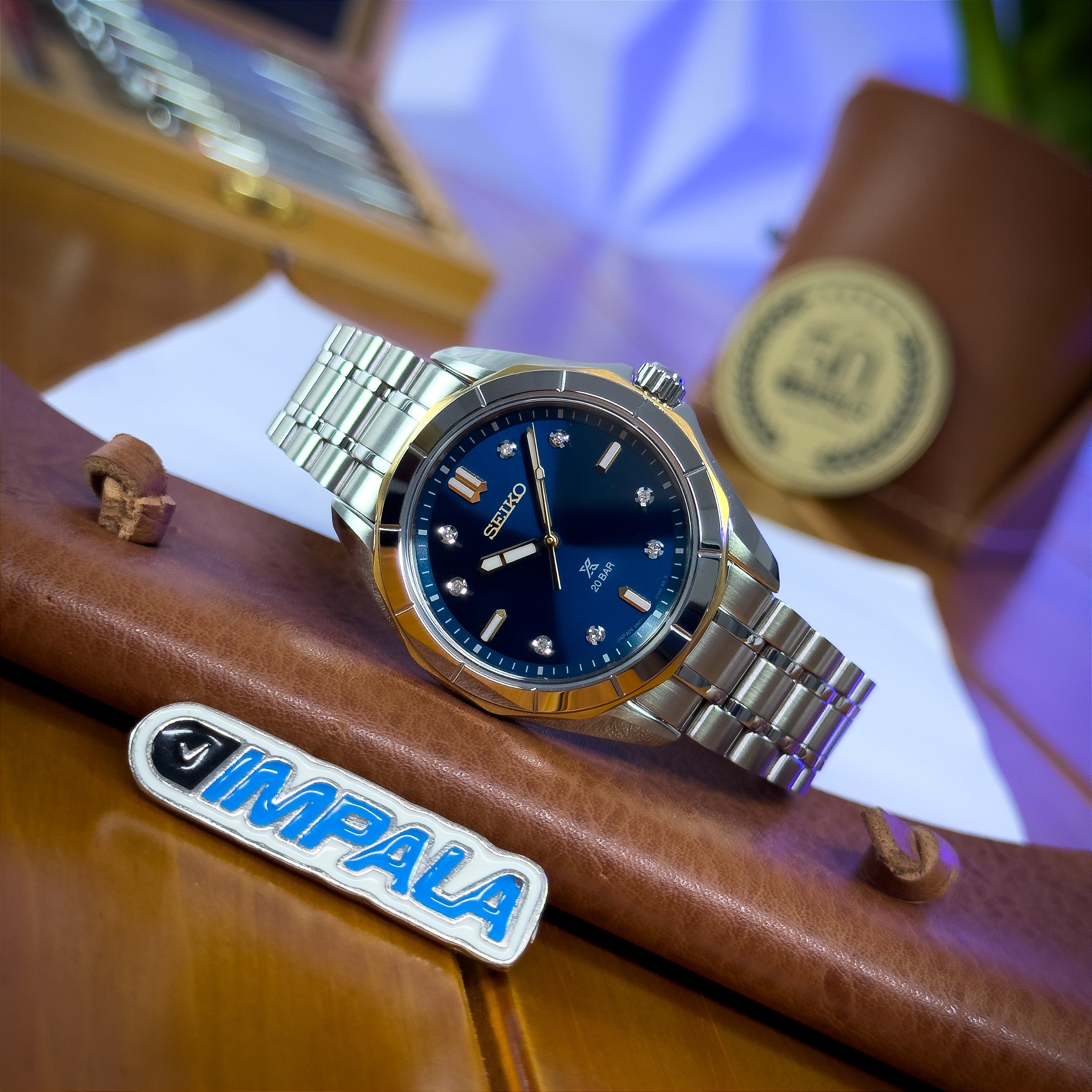 Relógio Seiko Prospex Feminino Marine Sports Diamond SUR620