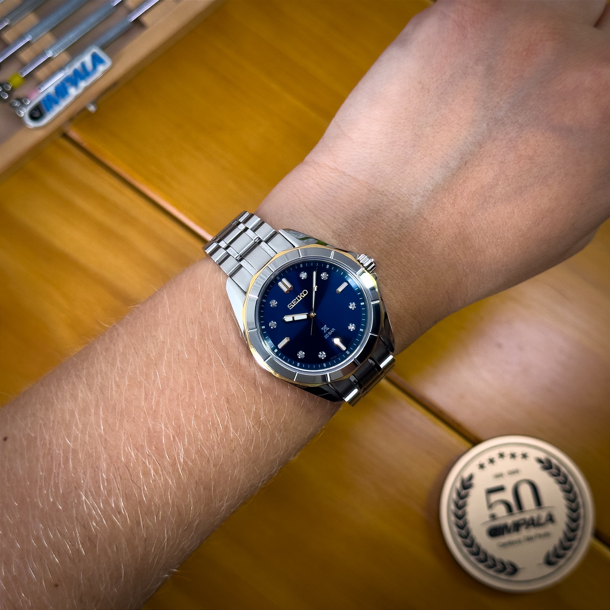 Relógio Seiko Prospex Feminino Marine Sports Diamond SUR620