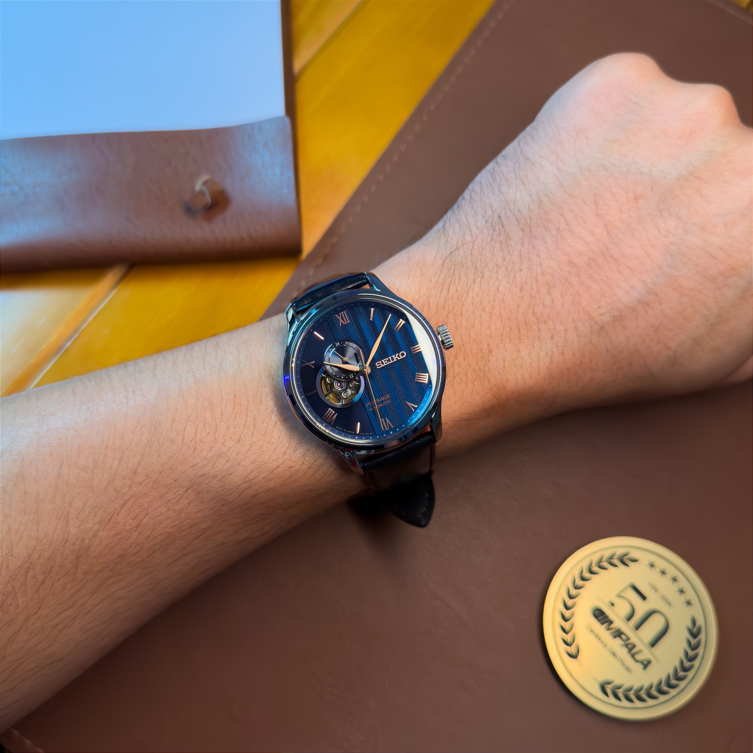 洋楽 Scar'd 4 Life Seiko Presage Zen Garden SSA421J1 – Automático 4R39 41,8mm Safira