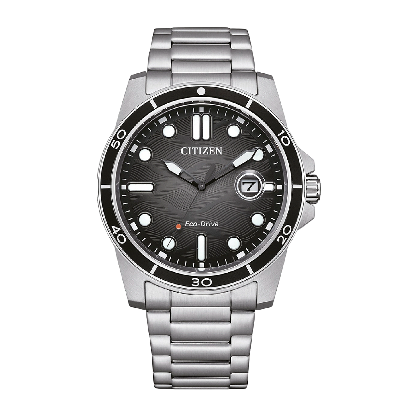 Citizen AW1816-89E – Eco-Drive 41,5 mm Aço Preto 100 m