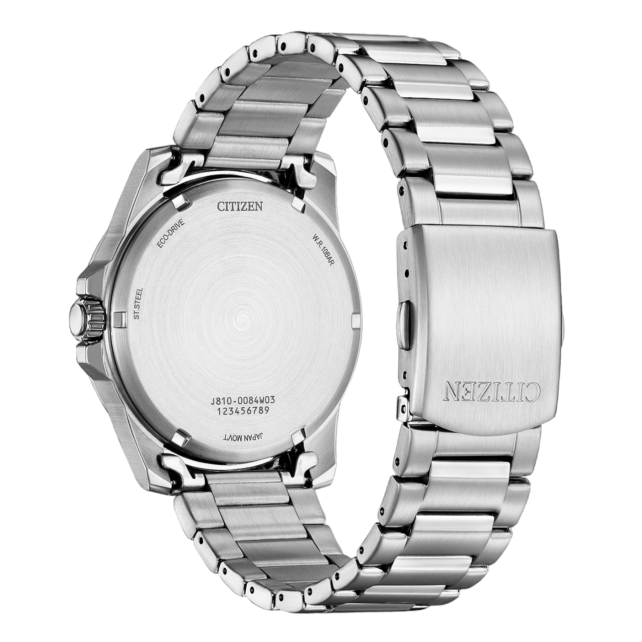 Citizen AW1816-89E – Eco-Drive 41,5 mm Aço Preto 100 m