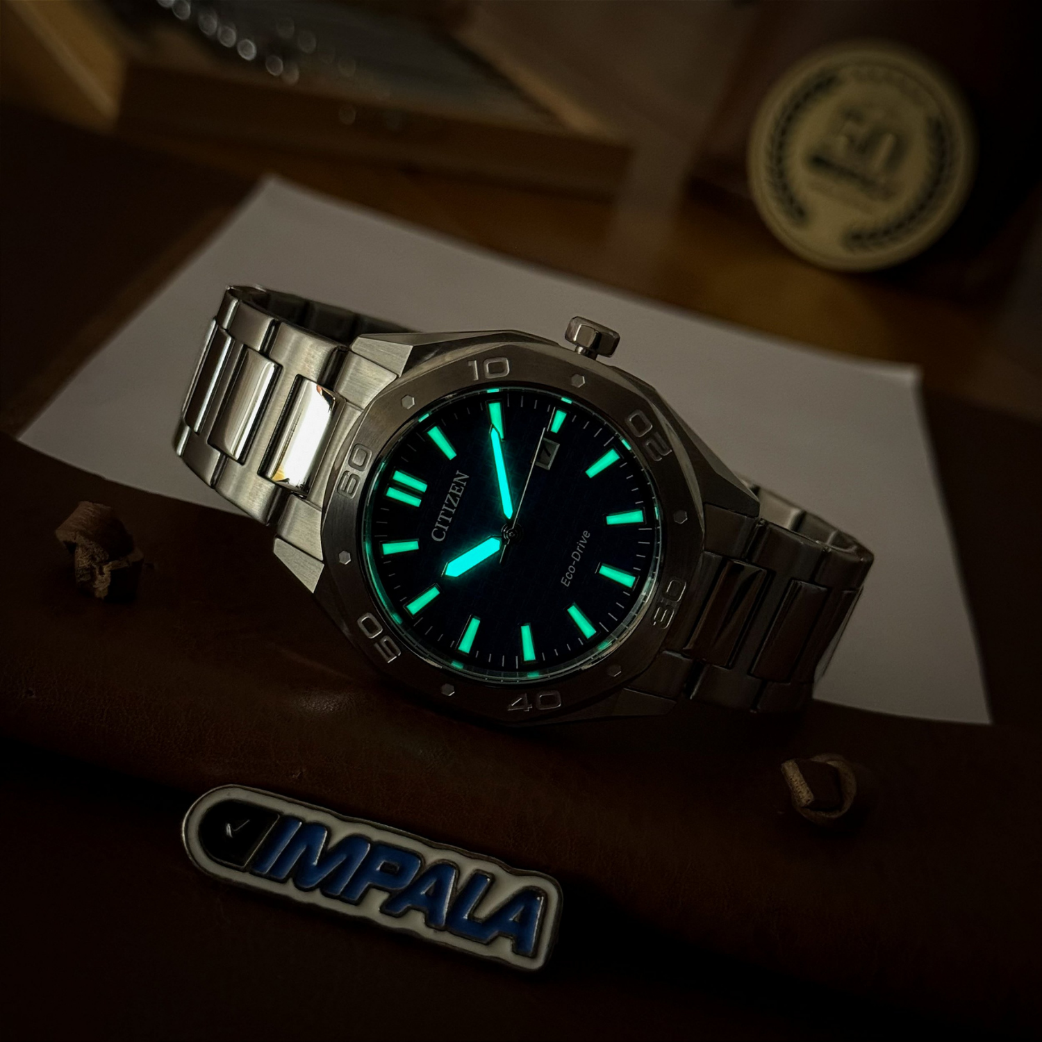 Citizen BM7630-80L – Eco-Drive 41mm Azul 100m - Relojoaria Impala