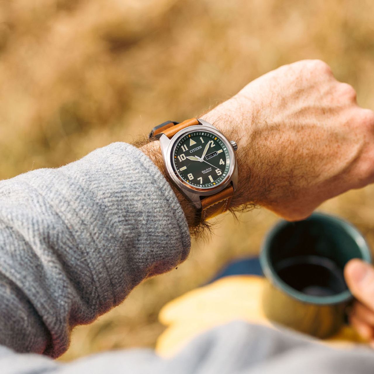 Citizen BM8560-02X – Eco-Drive Super Titanium 42mm Safira 100m