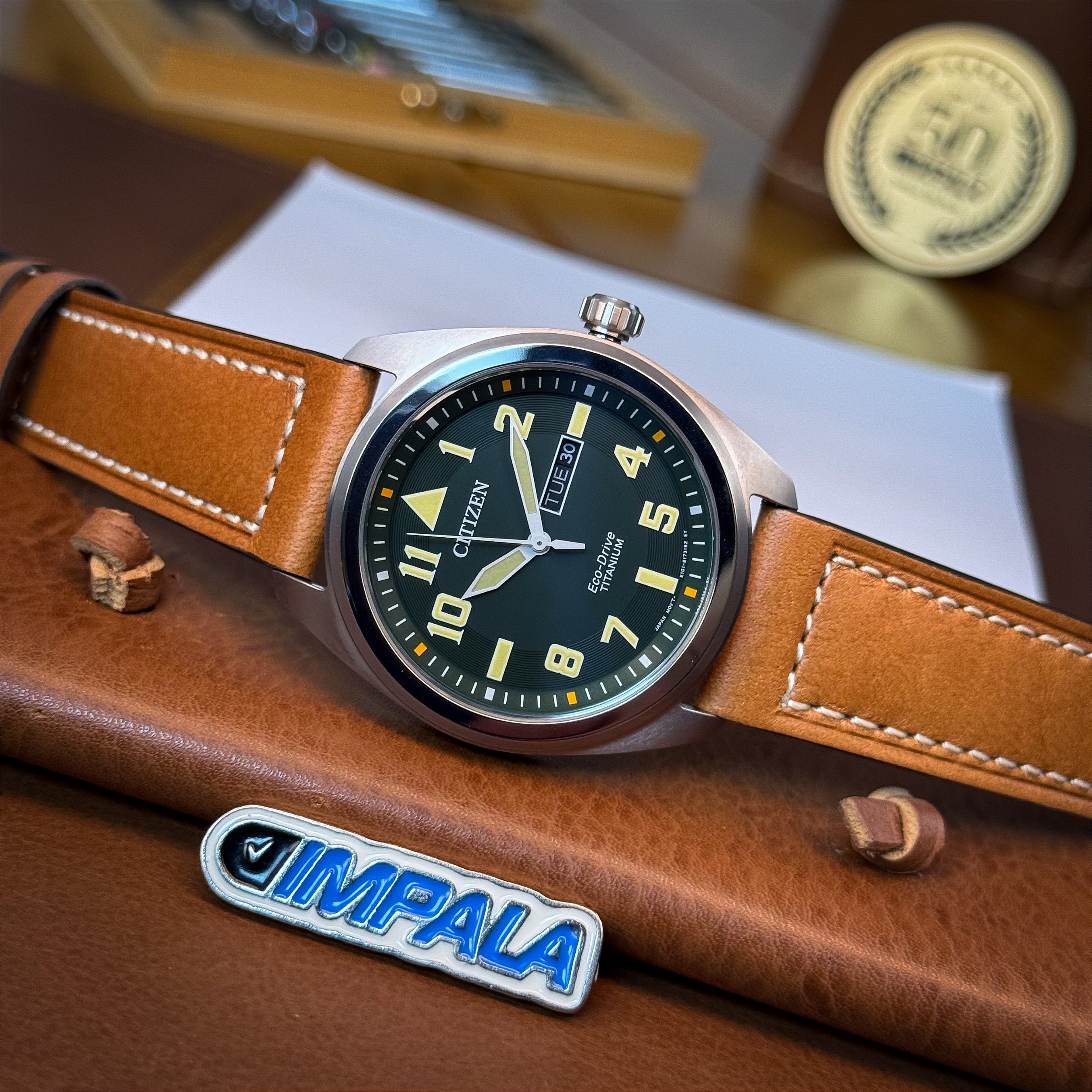 Citizen BM8560-02X – Eco-Drive Super Titanium 42mm Safira 100m