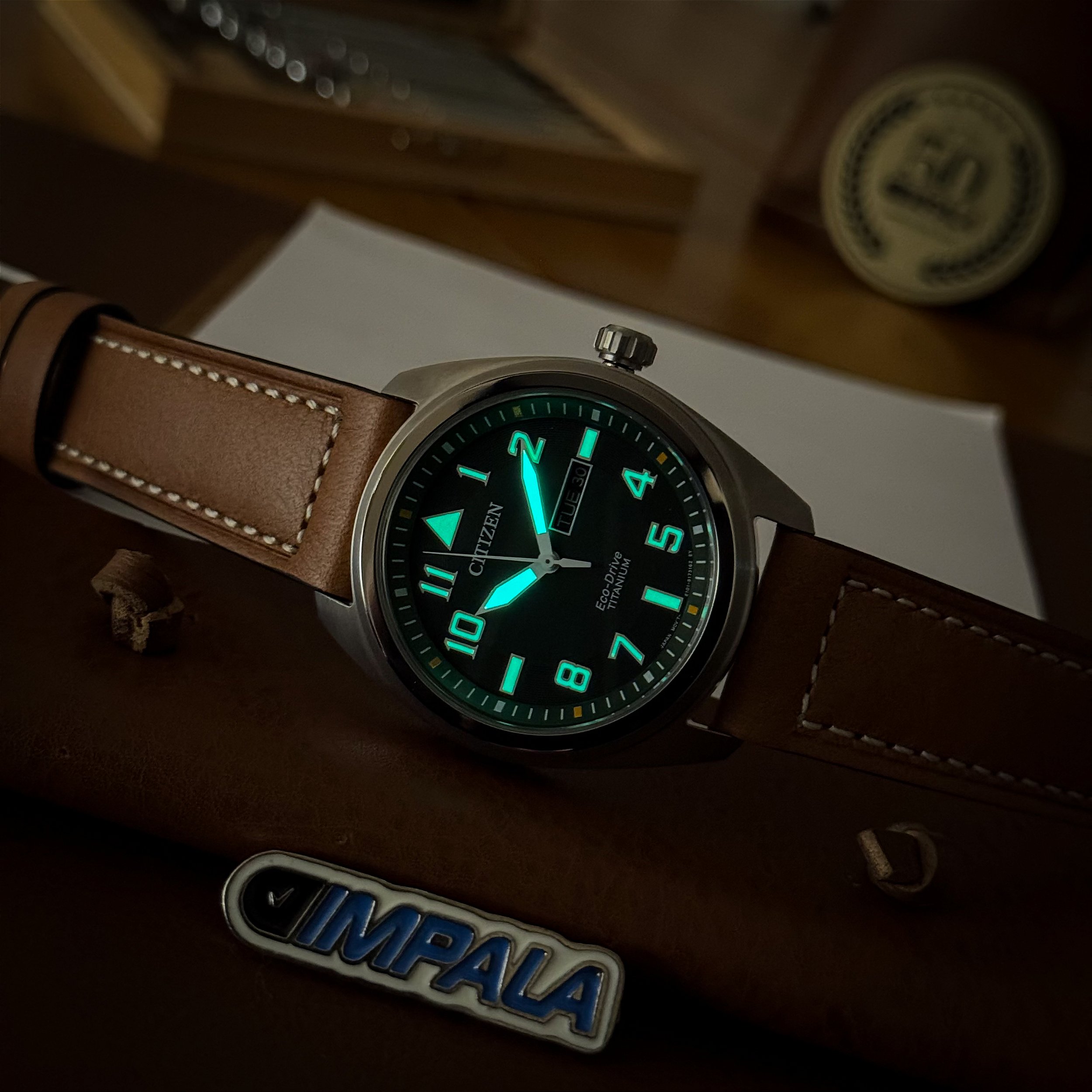 Citizen BM8560-02X – Eco-Drive Super Titanium 42mm Safira 100m