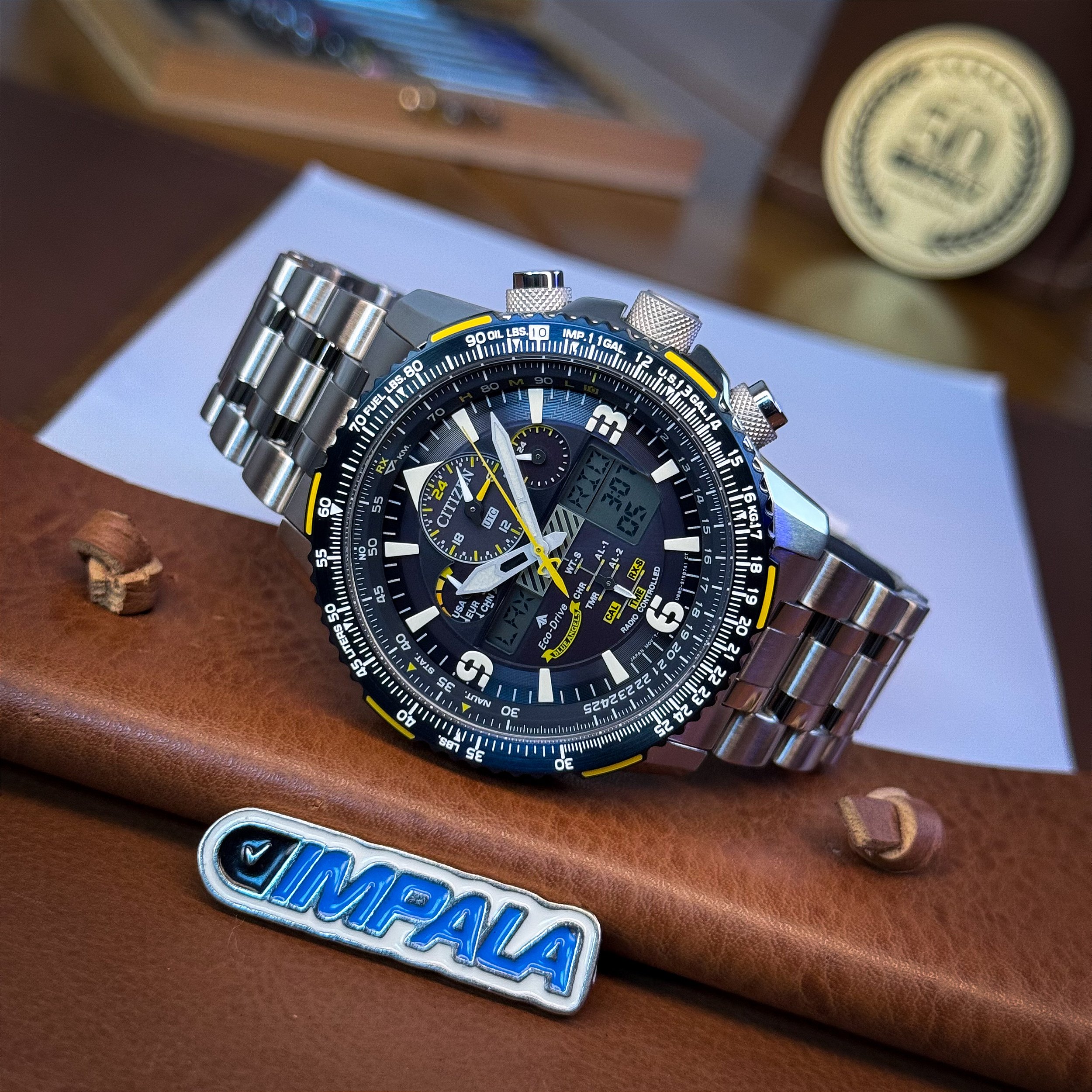 ジャンパル Citizen Promaster Blue Angels Skyhawk JY8078-52L – Precisão Aérea