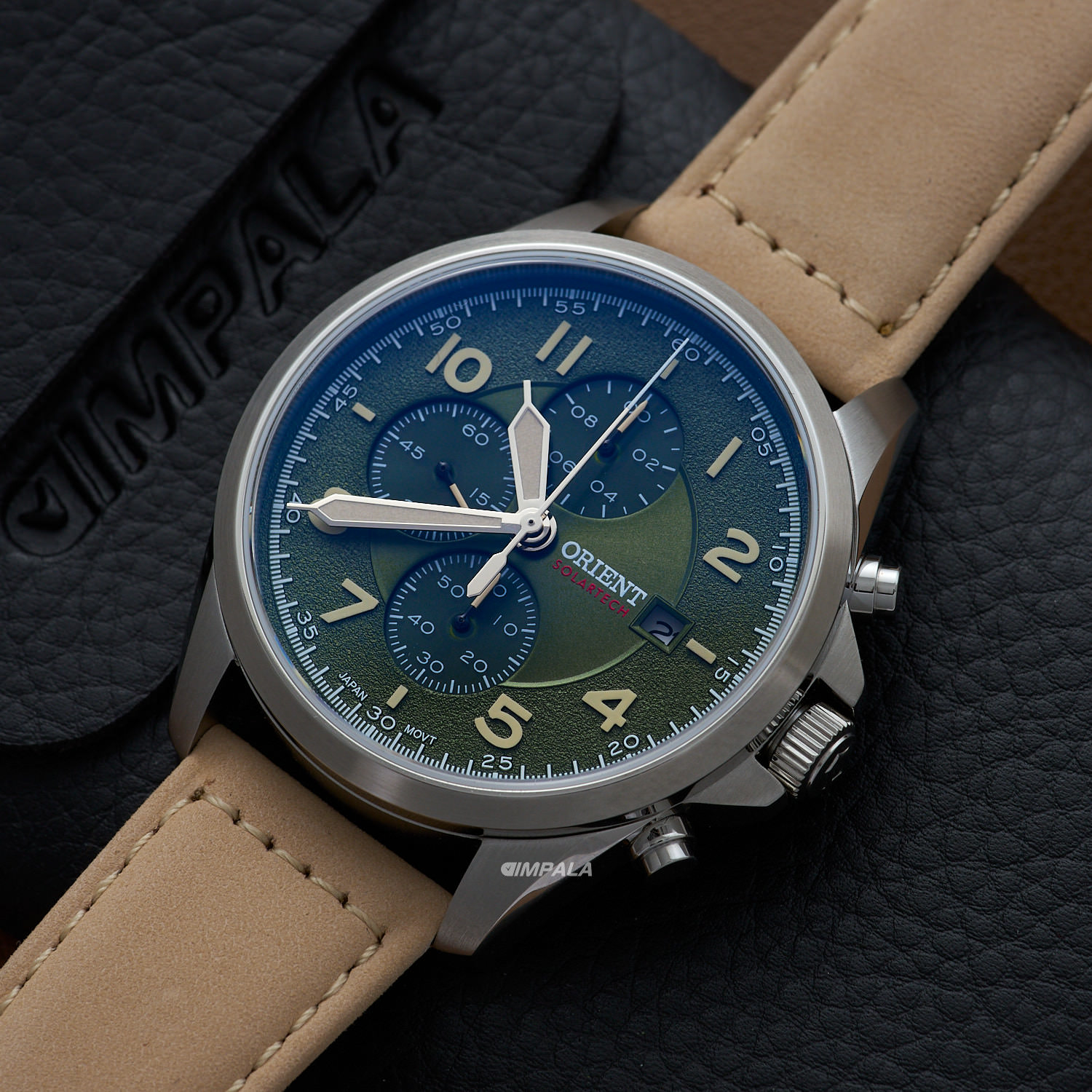 Orient Solartech MBSCC071 F2MX – Cronógrafo Solar em Aço