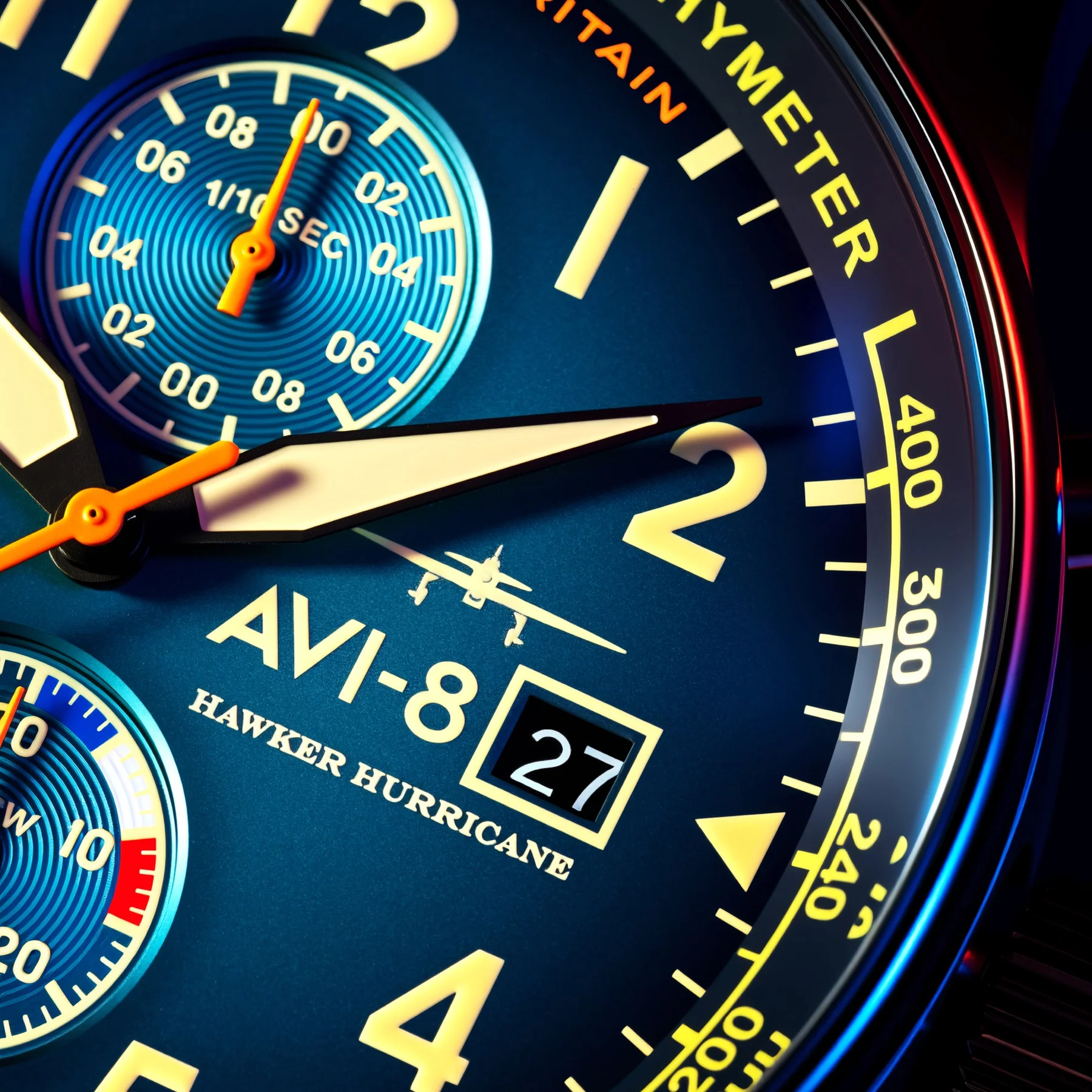 AVI-8 Hawker Hurricane e Spitfire AV-BOB85-SETA – Edição Limitada