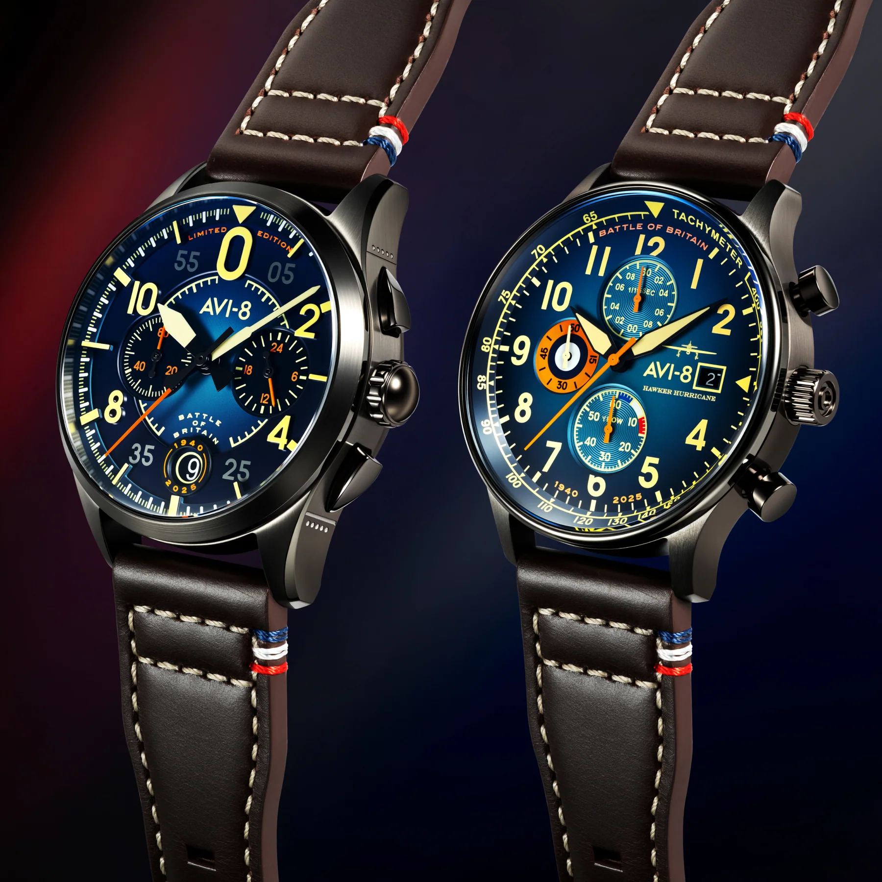 HELLACOPTERS & FLAMING SIDEBURNS カップリング AVI-8 Hawker Hurricane e Spitfire AV-BOB85-SETA – Edição Limitada