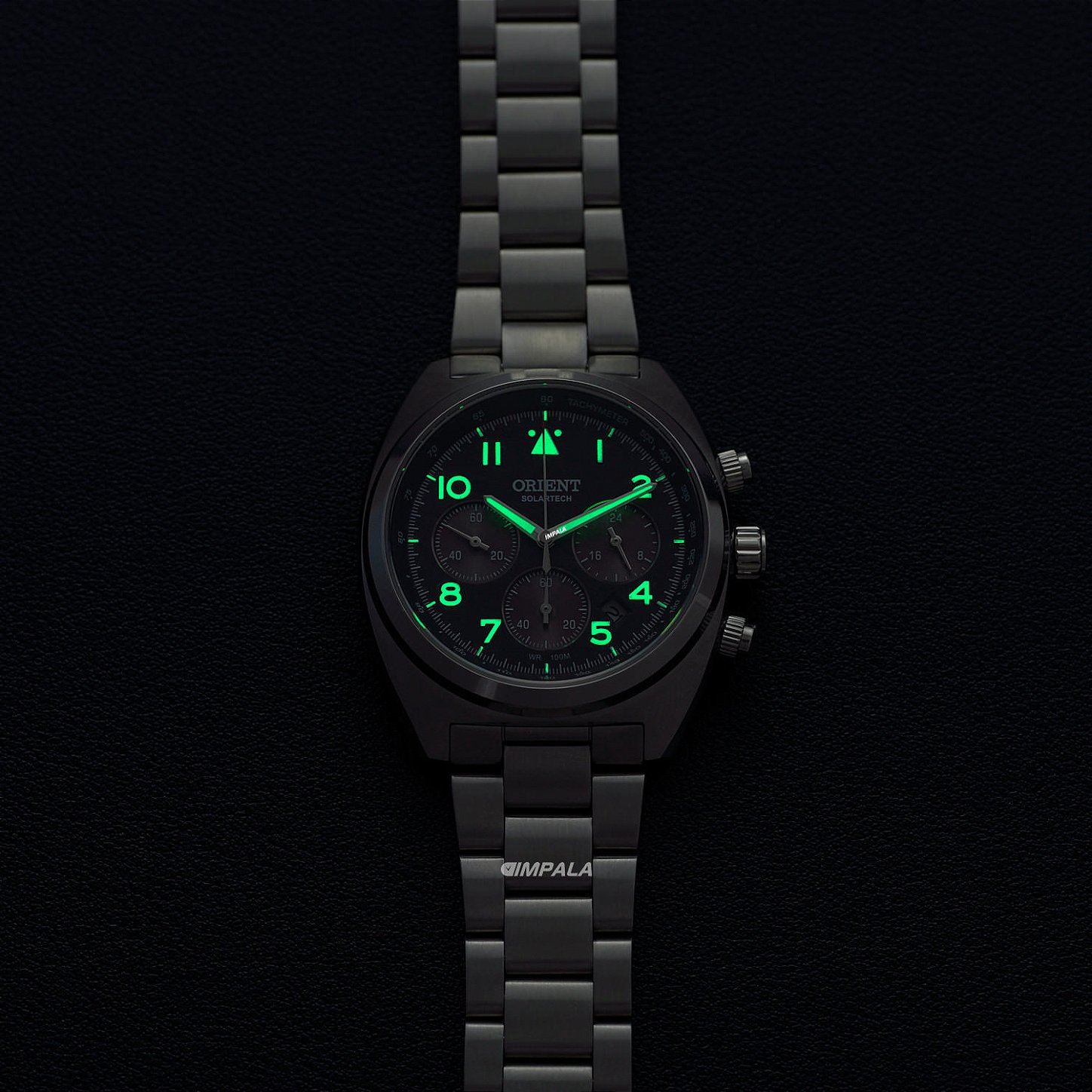 Orient Solartech MBSSC297 P2SX – Cronógrafo solar 40 mm 10 ATM