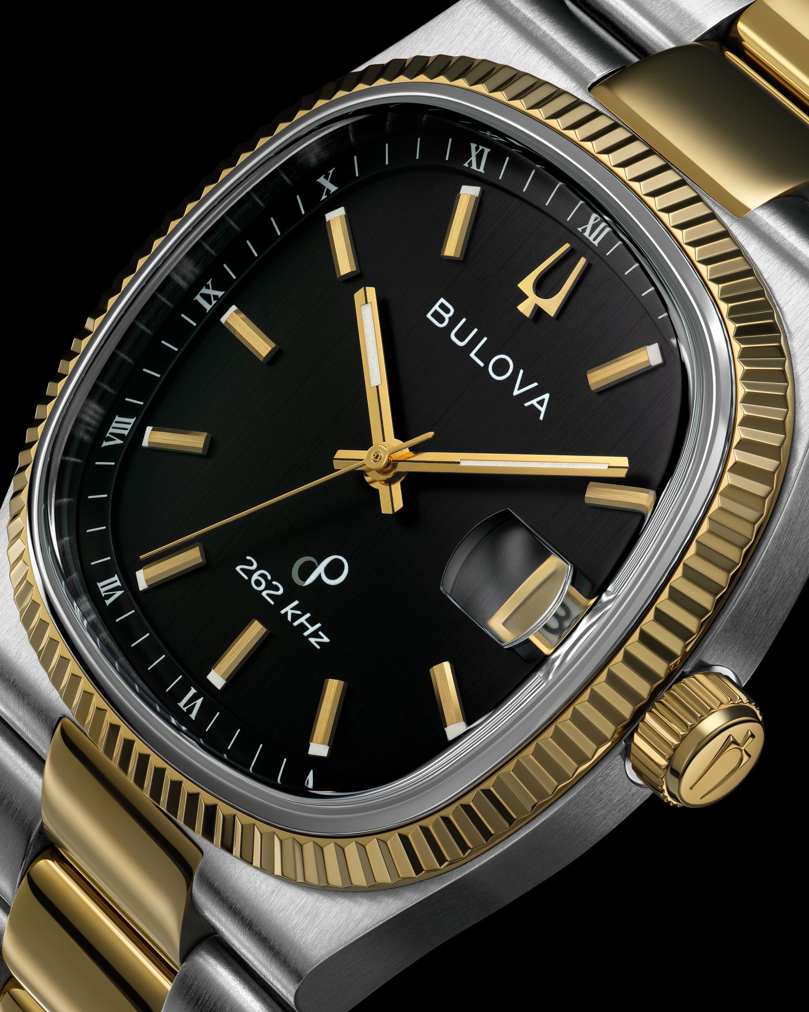 Bulova Super Seville 98B458 – Elegância retrô com precisão de 262