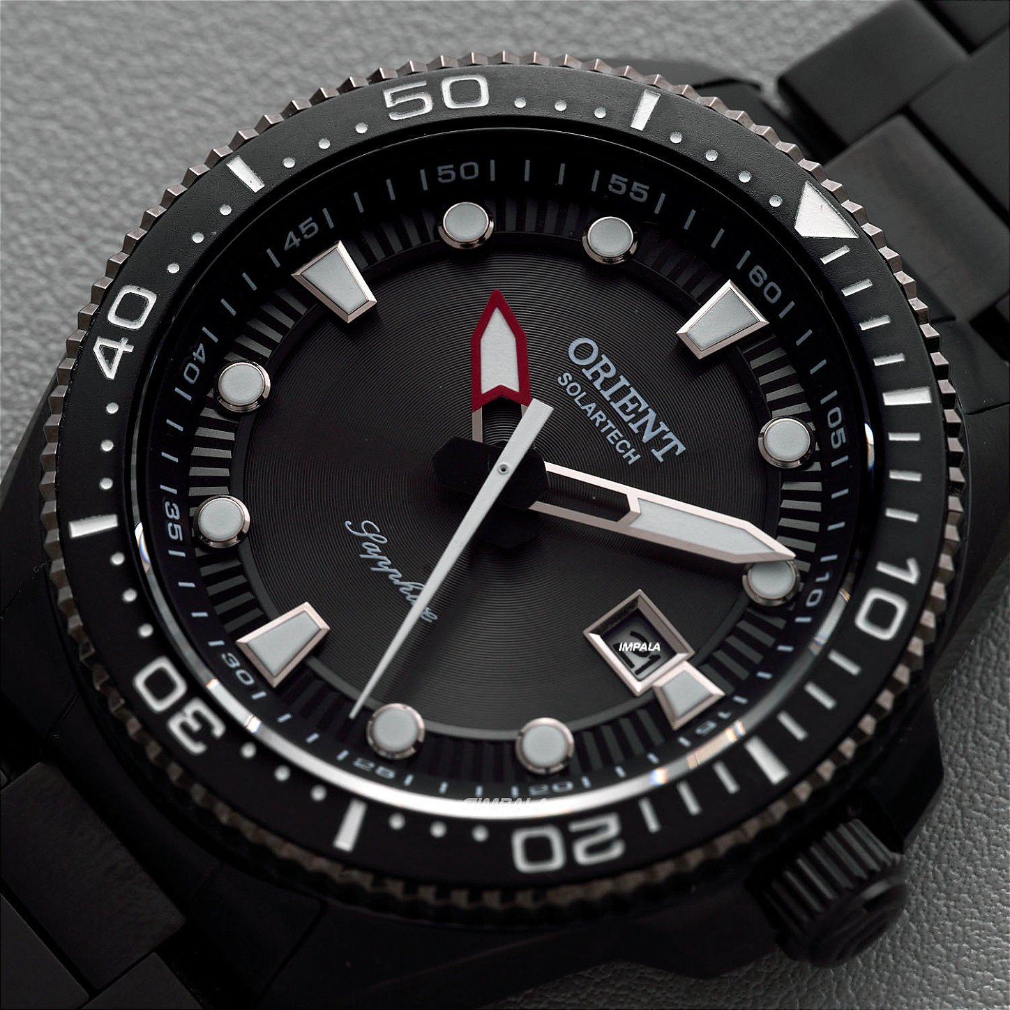 Orient Solartech Elite Sea MPSS1062 G1PX com tratamento IP black