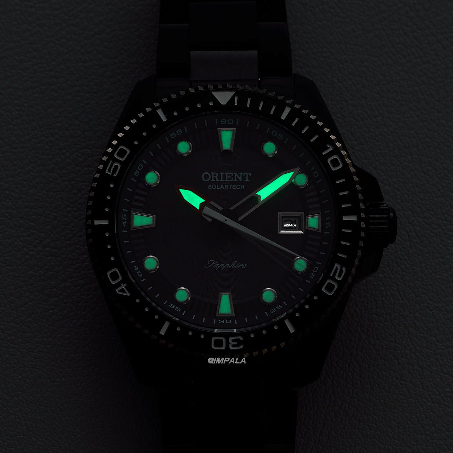 Orient Solartech Elite Sea MPSS1062 G1PX com tratamento IP black