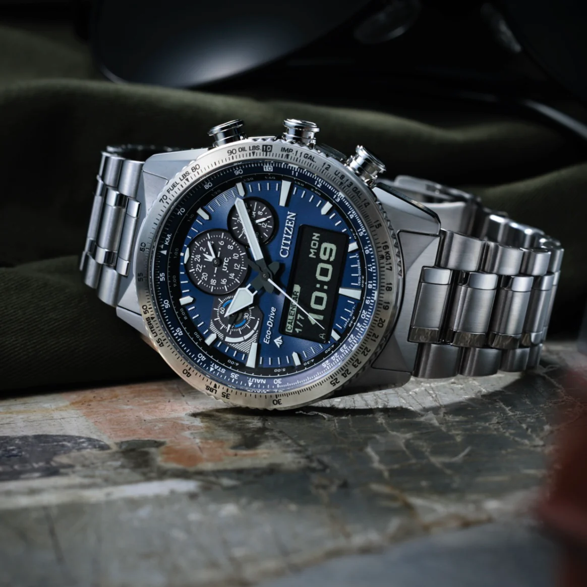 Citizen Promaster Skyhawk JV2000-51L – Cronógrafo Aero Eco-Drive