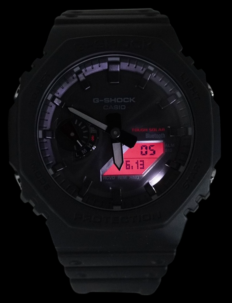 Casio G-Shock Black And Bold Red GA-B2100BBR-1ADR - Relojoaria