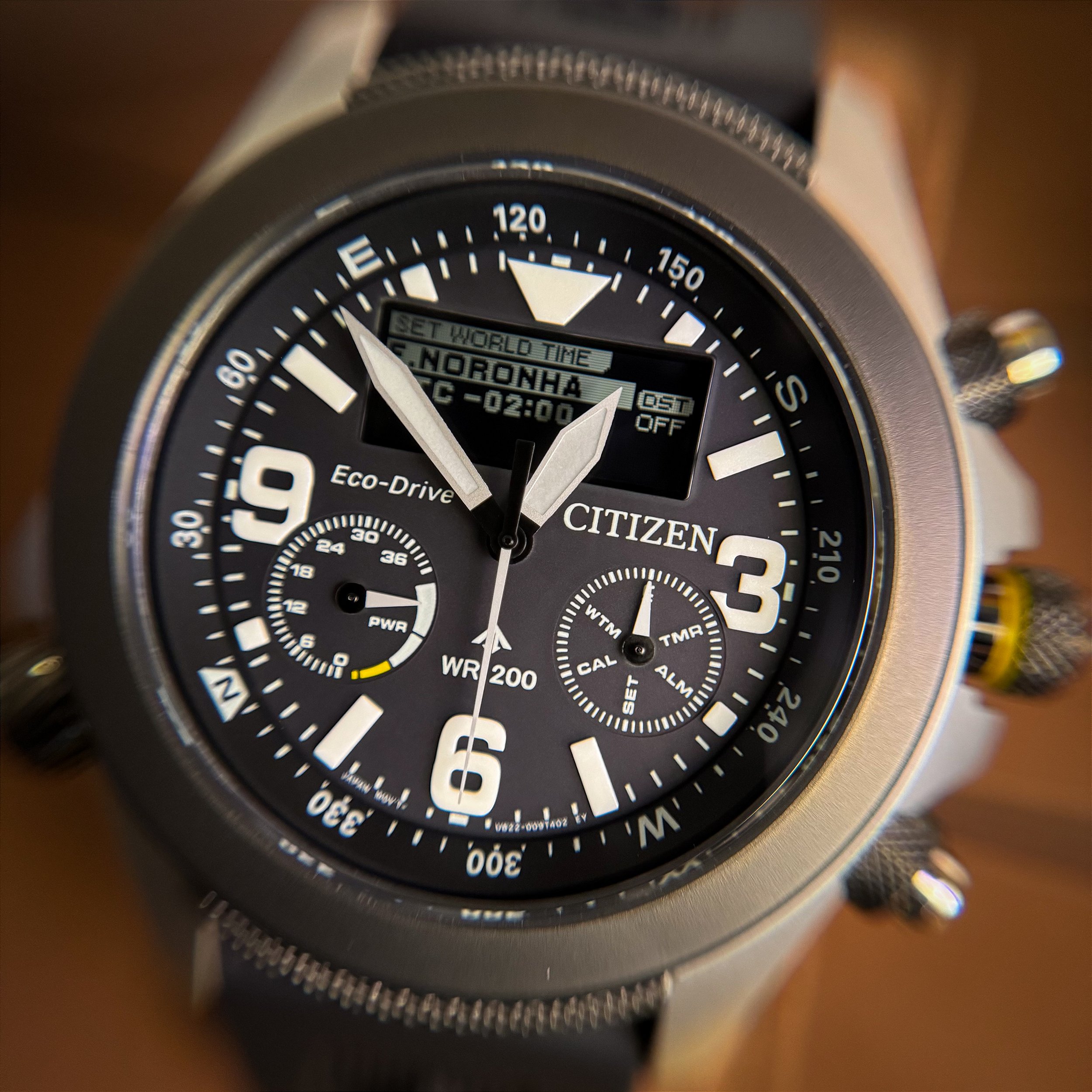 Citizen Promaster Land Eco-Drive JV1007-07E – Resistência e