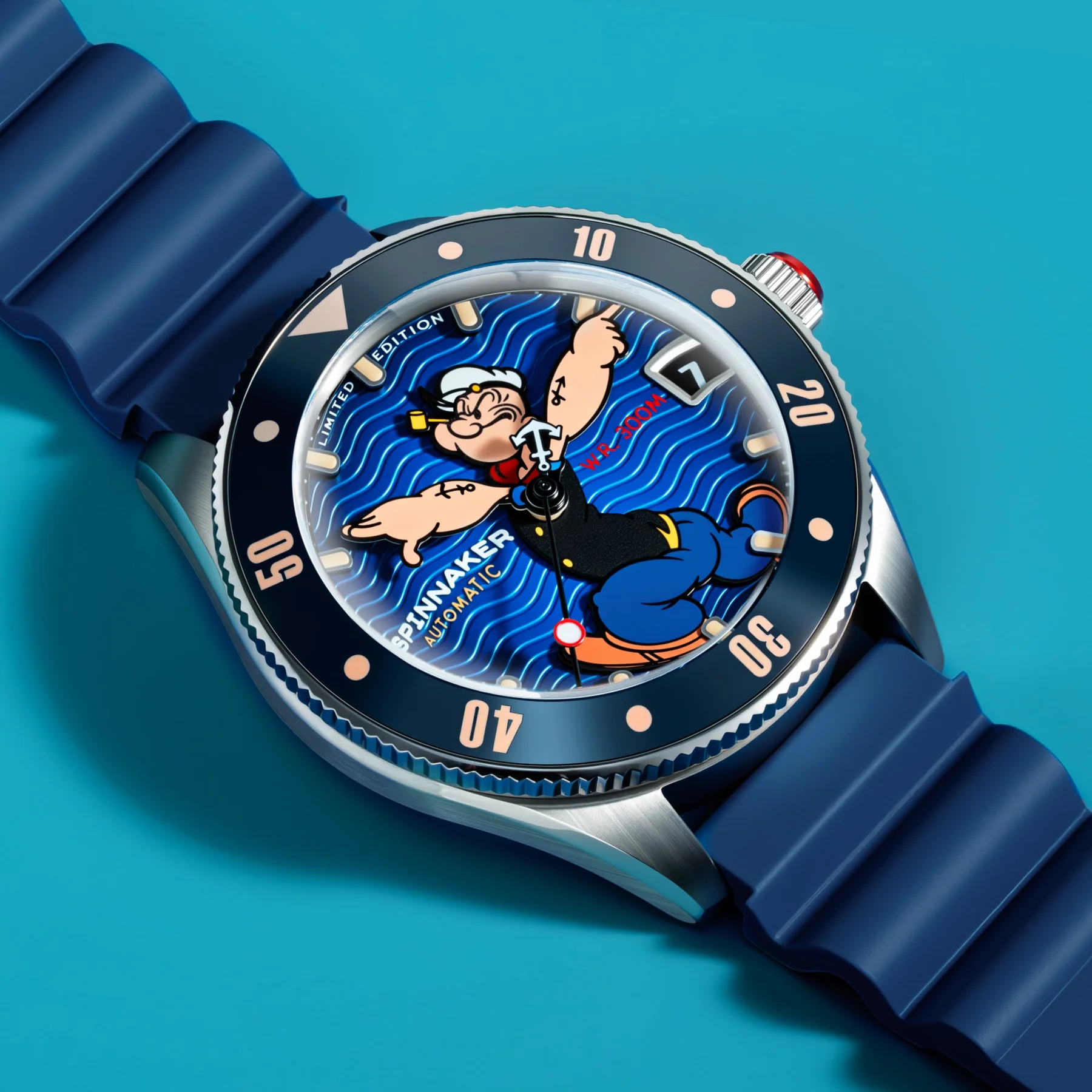 スペシャル　40s〜 SEABEES Pennant Spinnaker Popeye SP-5163-02 Challenger Edição Limitada