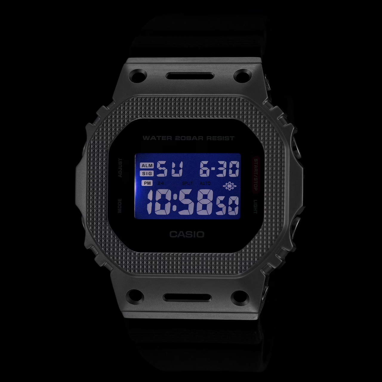 Relógio Casio G-SHOCK GM-5600BM-1DR Black Metal - Relojoaria