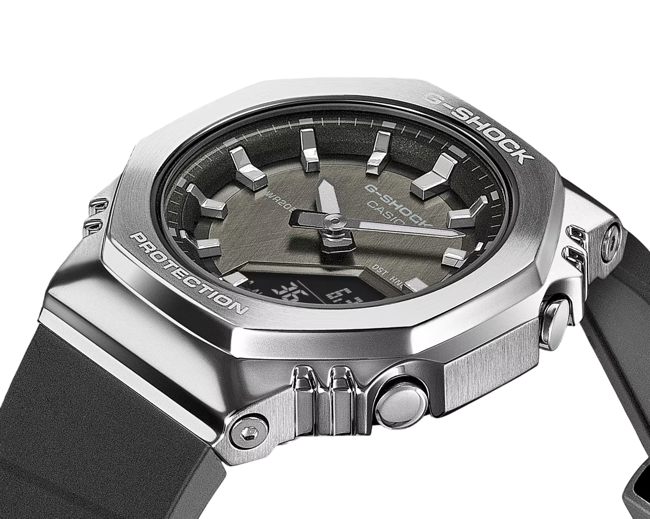 Relógio Casio G-SHOCK GM-S2110-1A1 Preto | Design Octogonal