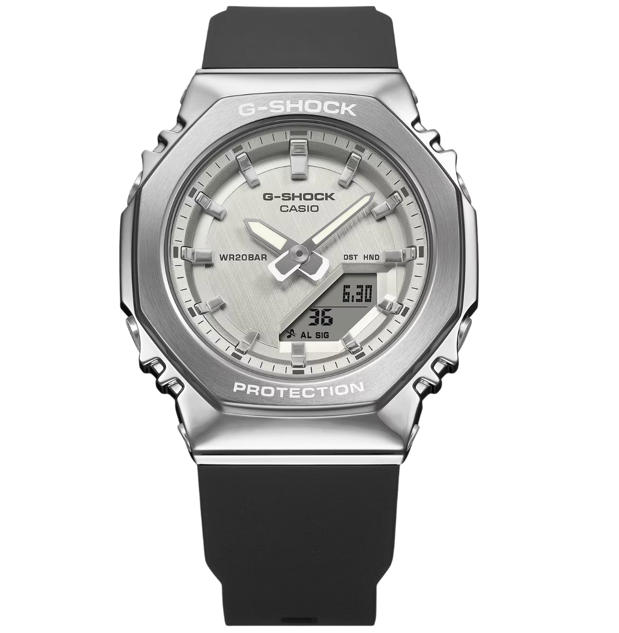 Relógio Casio G-SHOCK GM-S2110-1A7 Octogonal Metálico - Relojoaria