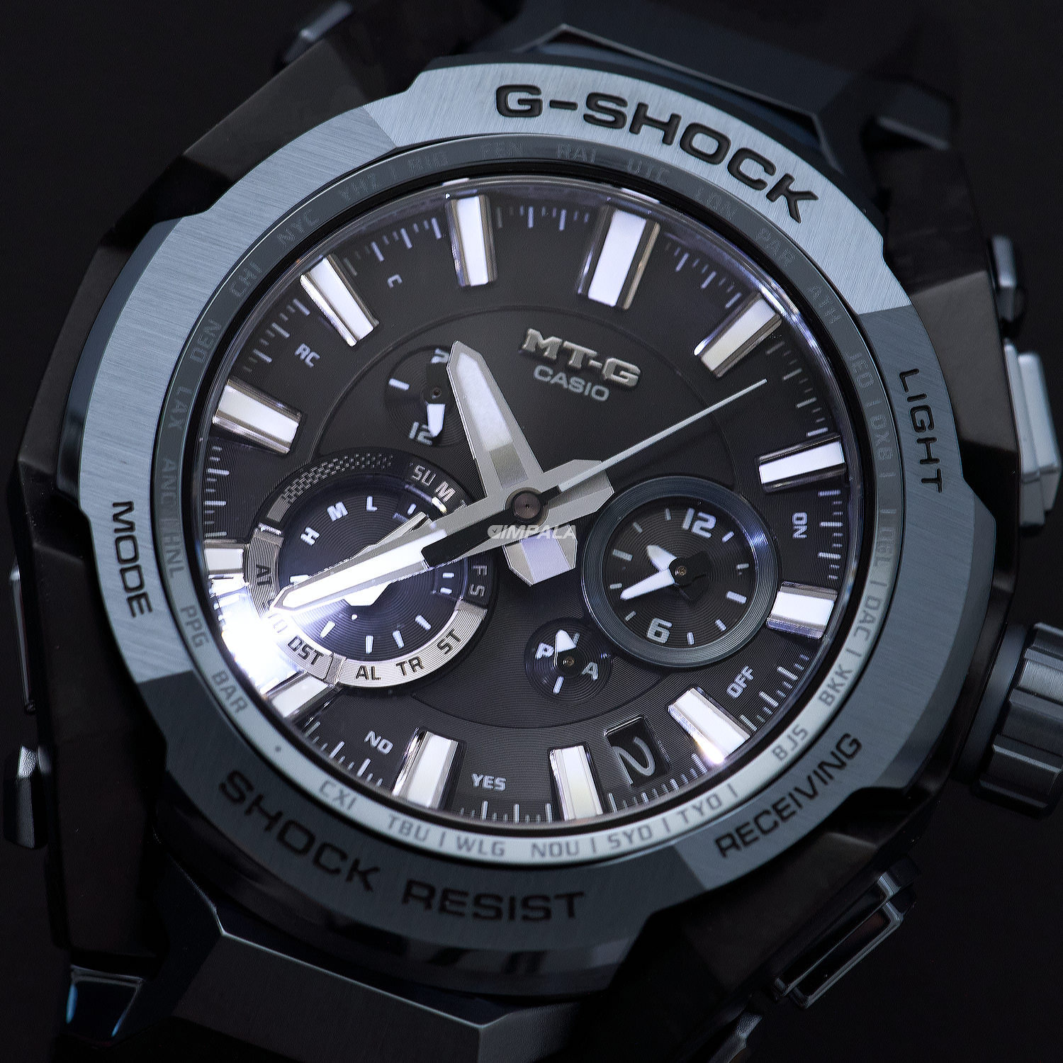 G-Shock MT-G MTG-B4000B-1A2DR Solar Bluetooth Safira - Relojoaria