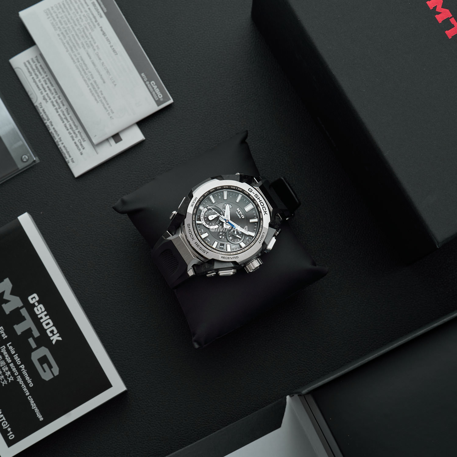 G-Shock MT-G MTG-B4000-1ADR Solar Bluetooth Safira - Relojoaria