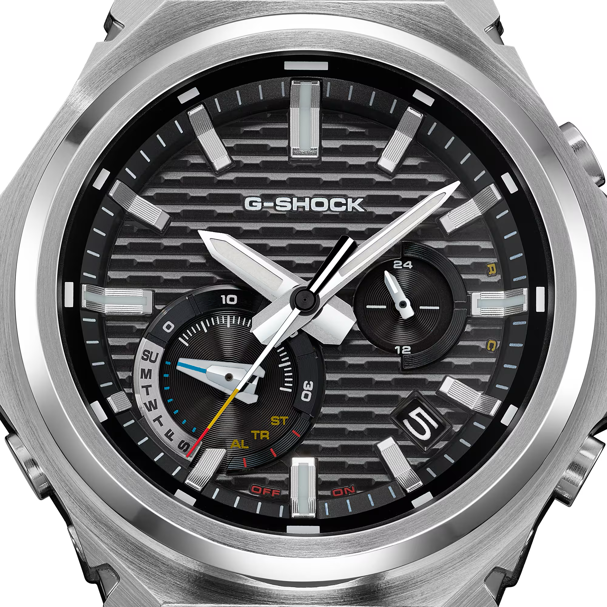 Relógio Casio G-Shock GST-B1000D-1A Solar Bluetooth – Metal e