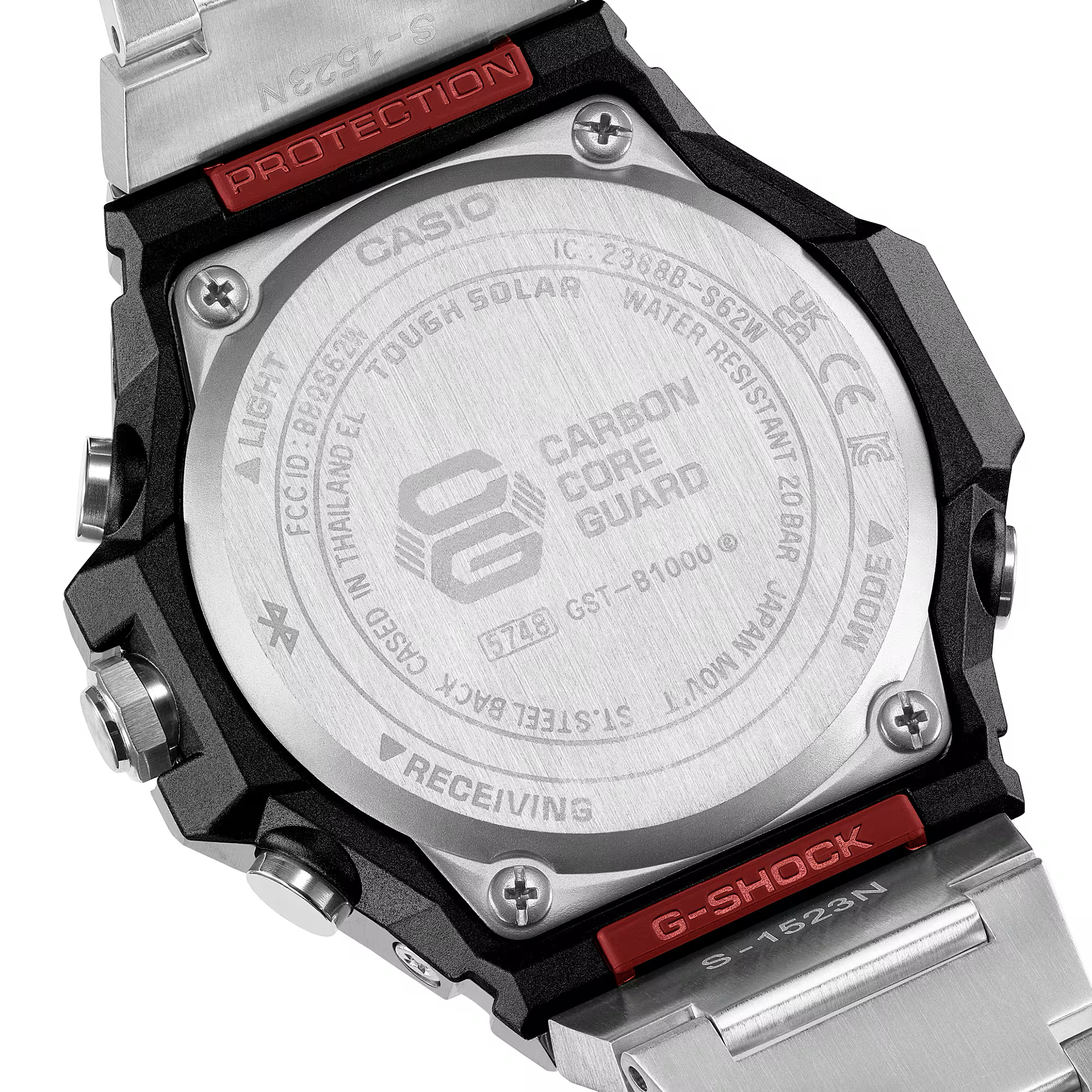 Relógio Casio G-Shock GST-B1000D-1A Solar Bluetooth – Metal e