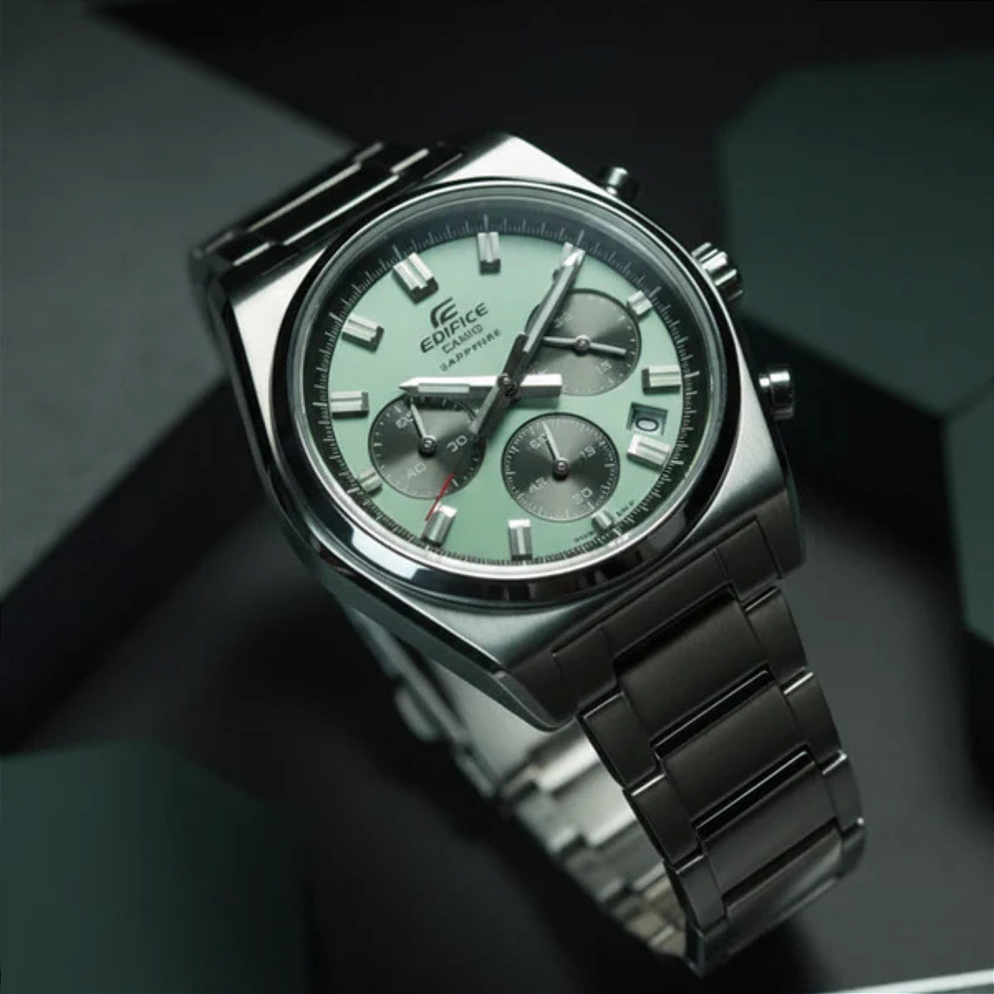 Relógio Casio Edifice EFB-730D-3AVUDF – Cronógrafo Quartzo Aço