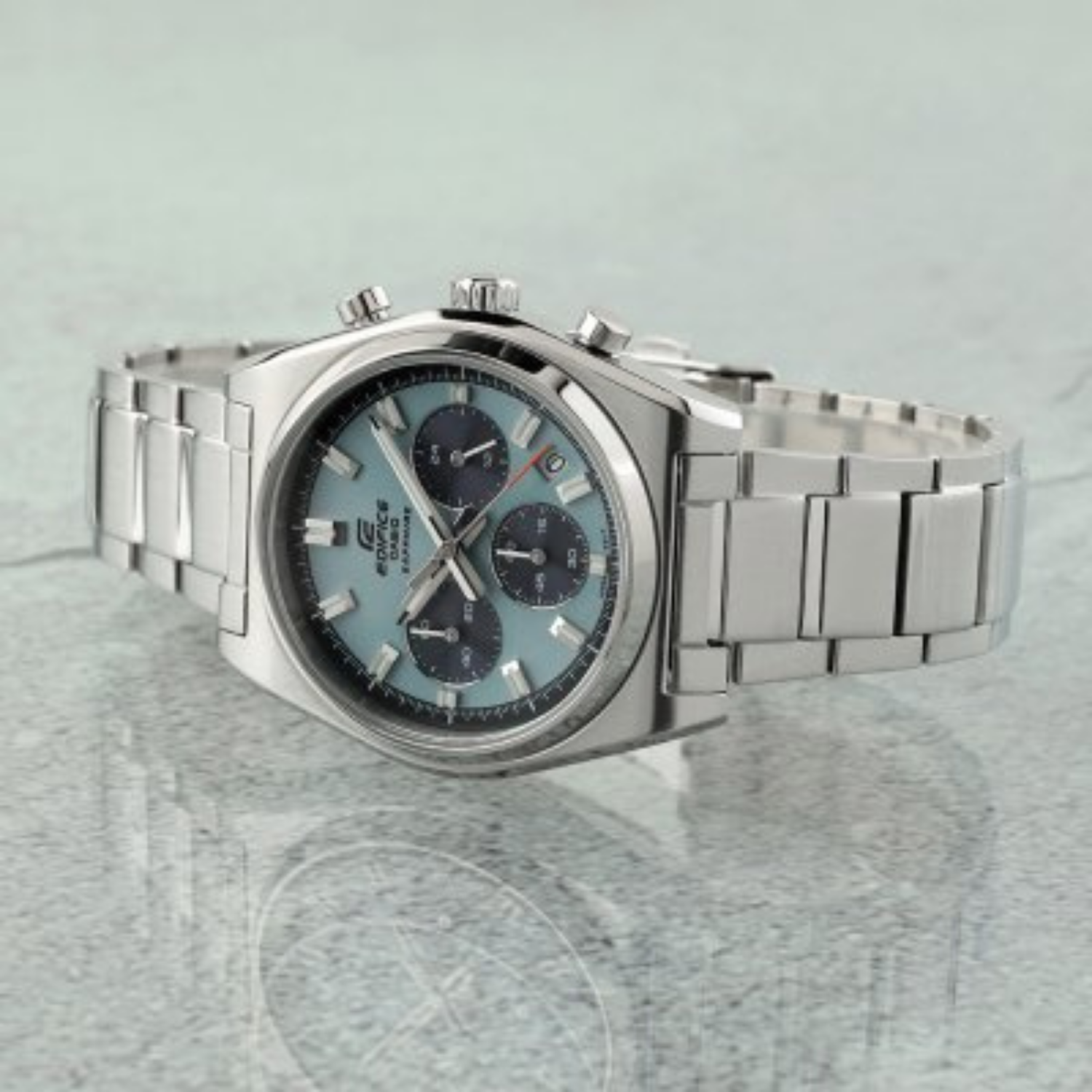 Relógio Casio Edifice EFB-730D-2BVUD – Cronógrafo Quartzo Aço e