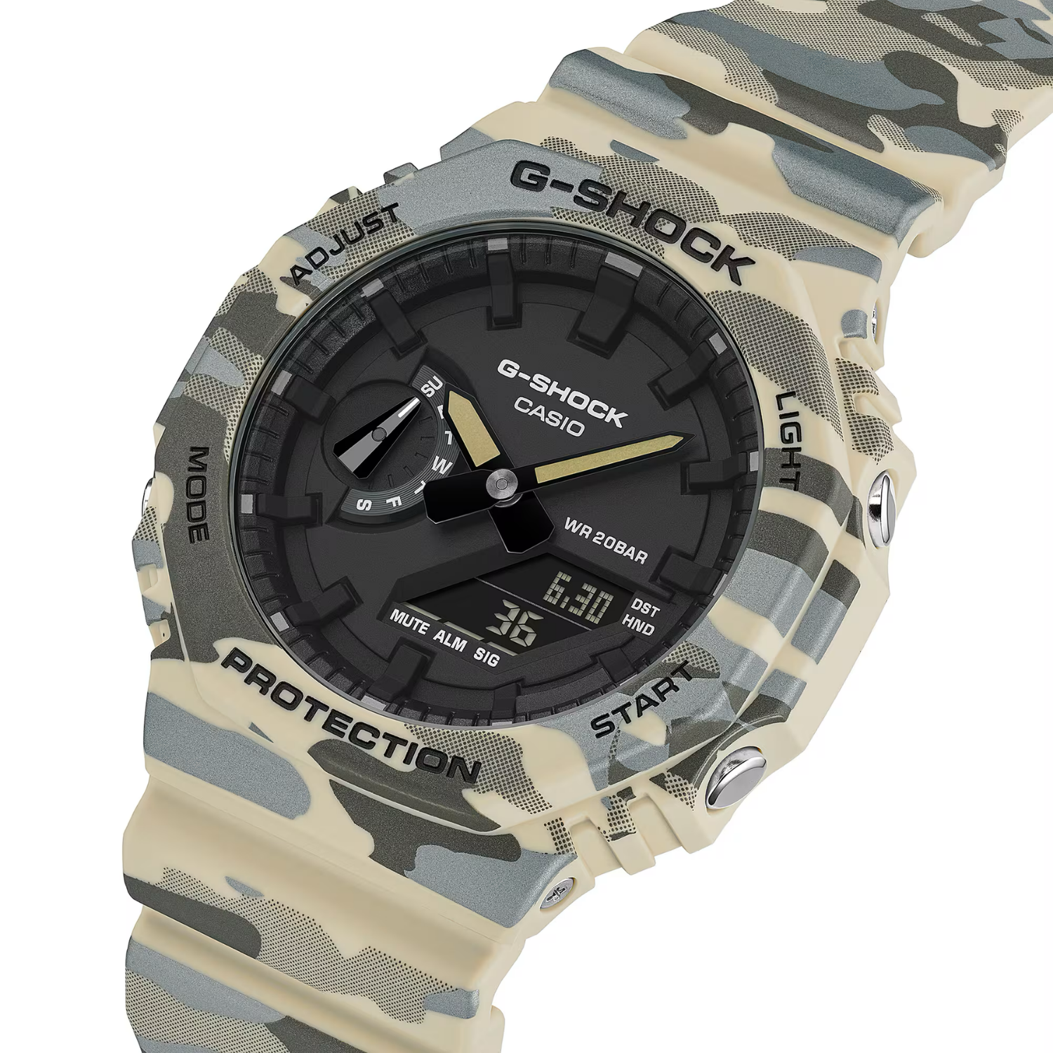 Relógio G-Shock GA-2100CM-5A Camuflado Octogonal Urbano