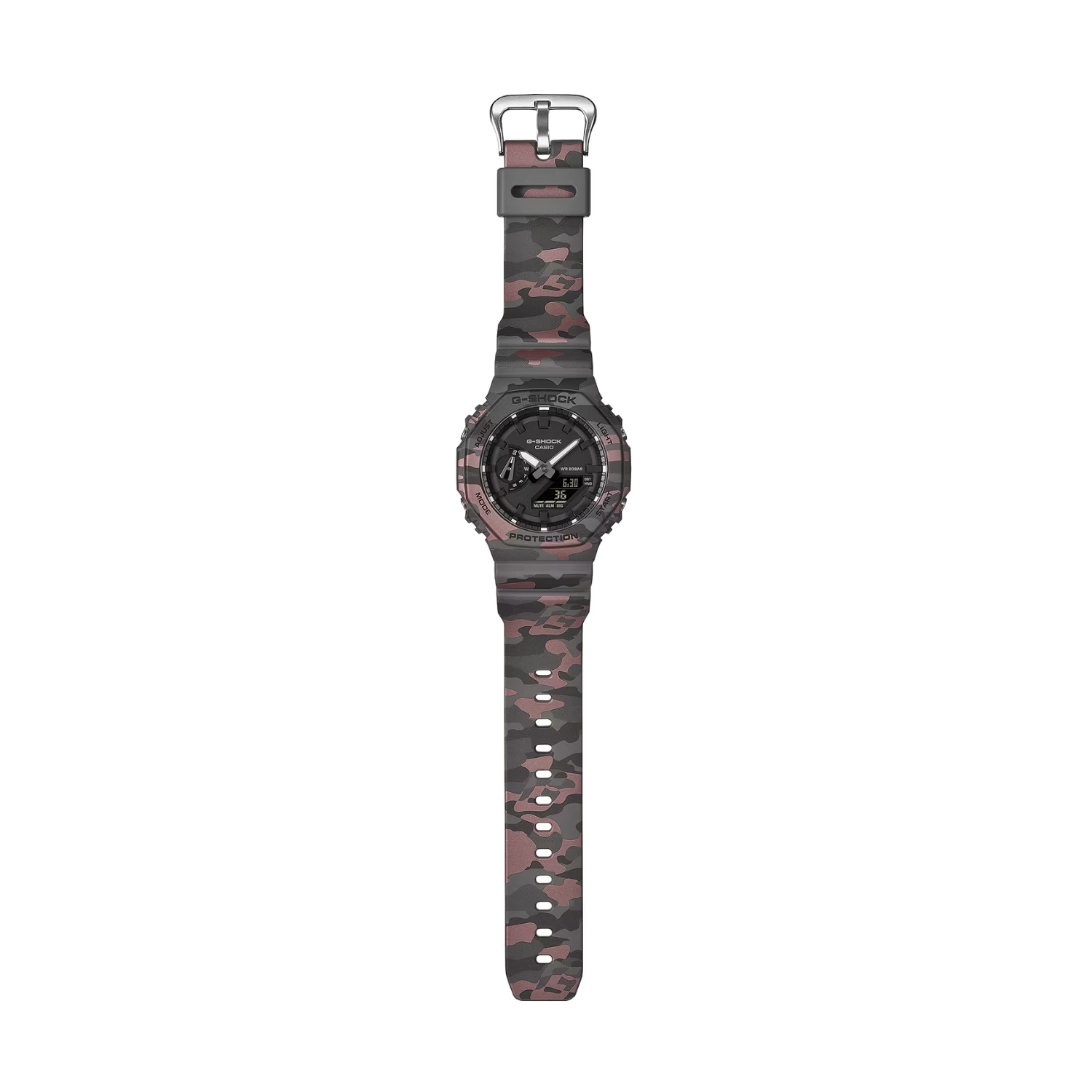 Relógio G-Shock GA-2100CM-8A Camuflado Octogonal Urbano